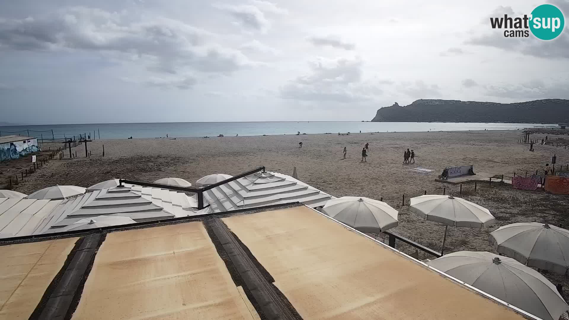 Poetto beach webcam | Cagliari | Sardinija