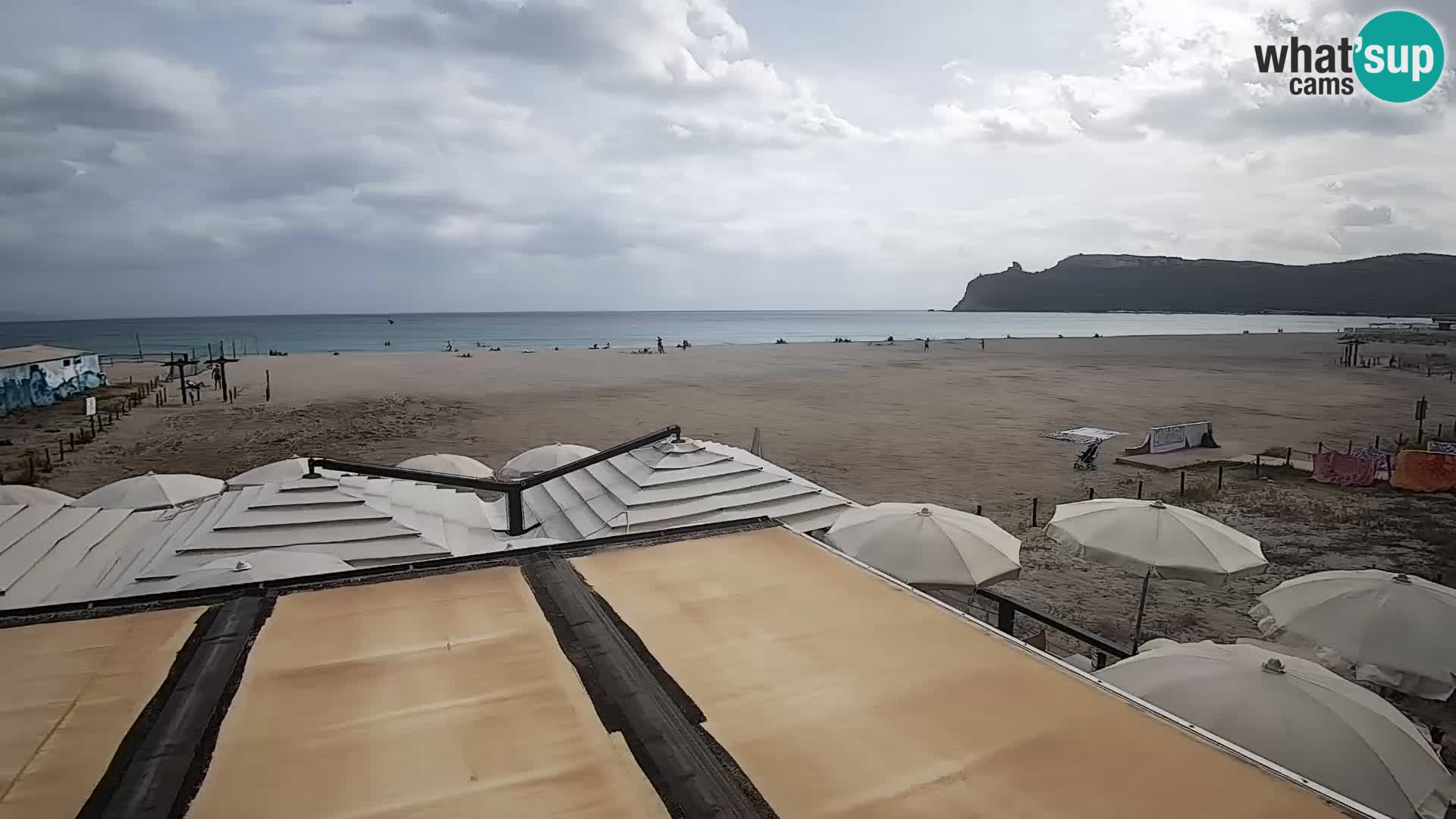 Webcam plage de Poetto | Cagliari | Sardaigne