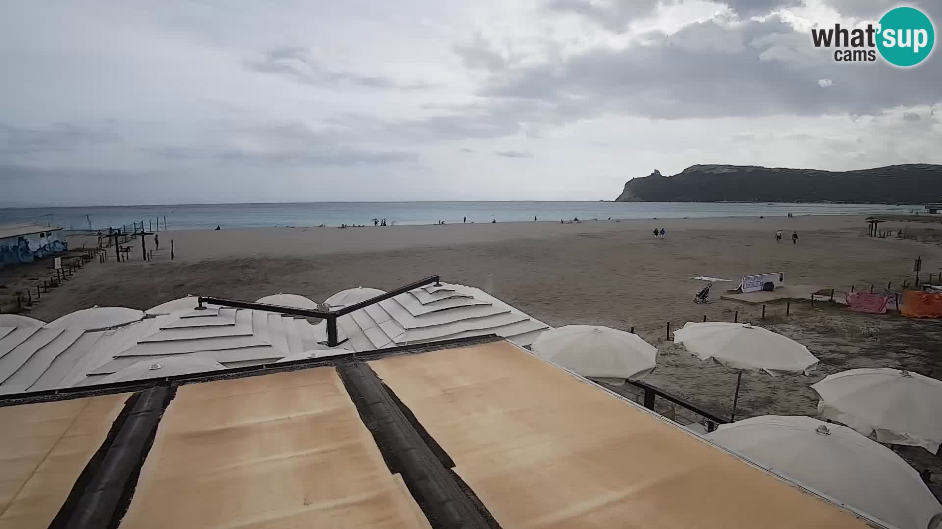 Poetto beach webcam | Cagliari | Sardinija