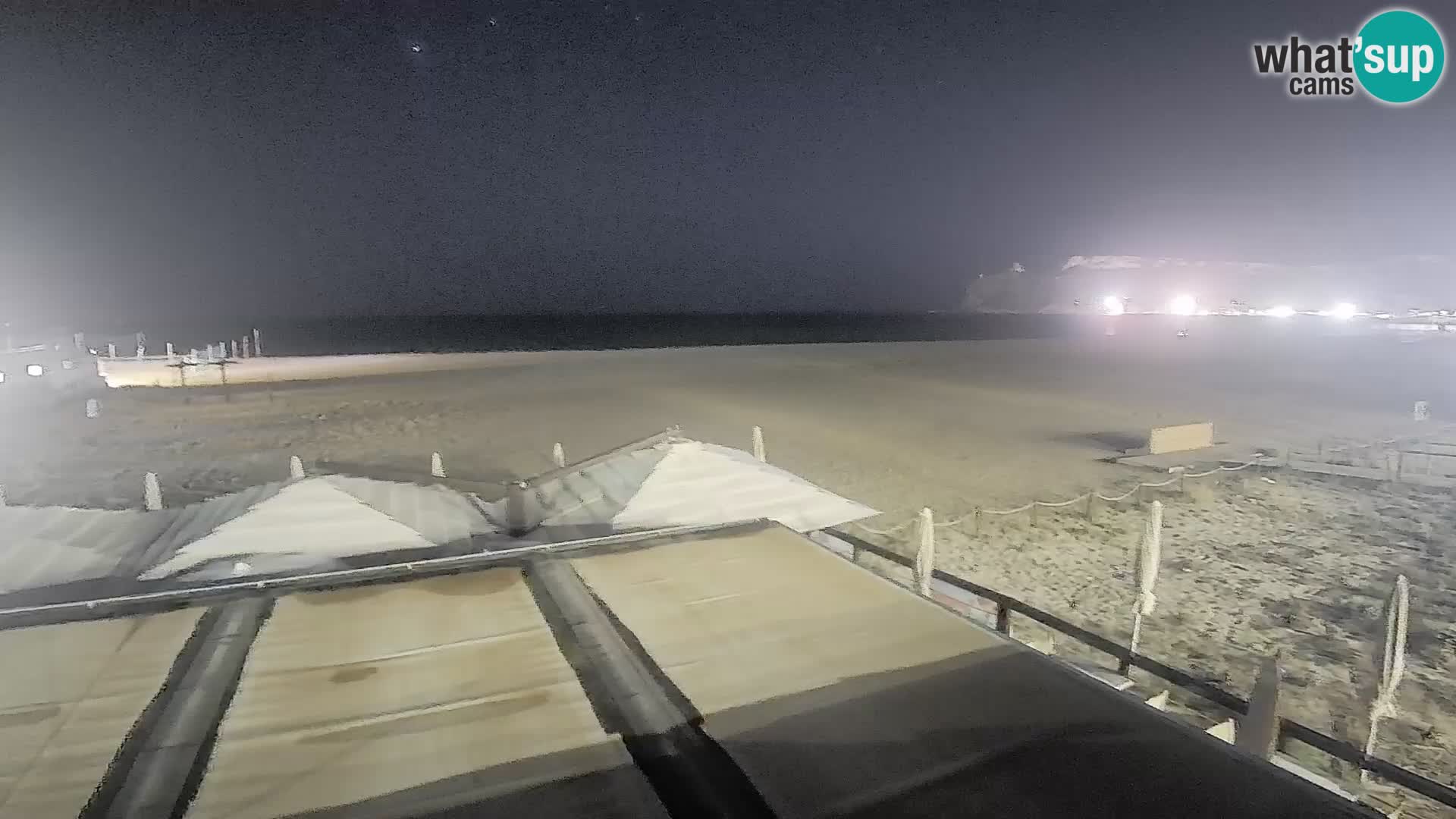 Poetto beach webcam | Cagliari | Sardinija