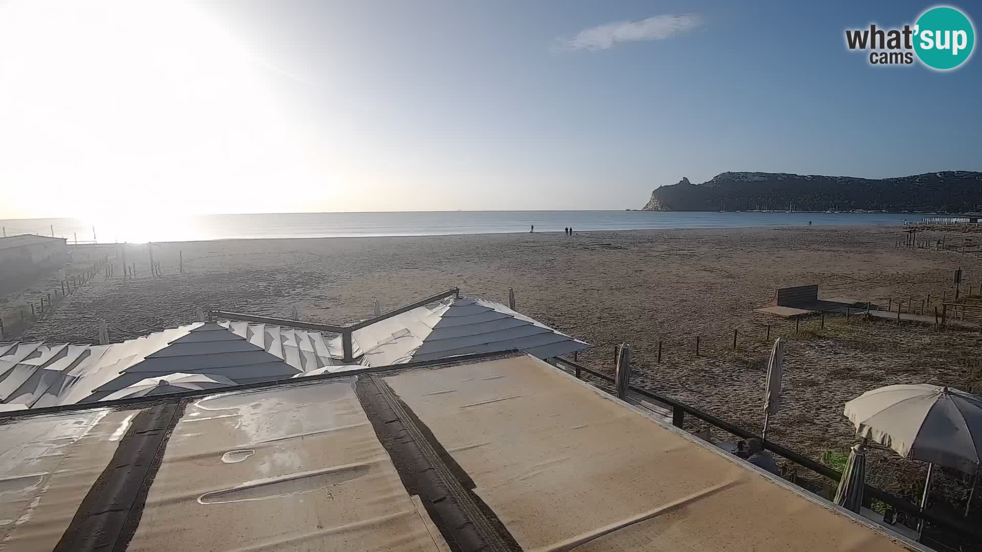 Poetto beach webcam | Cagliari | Sardinija