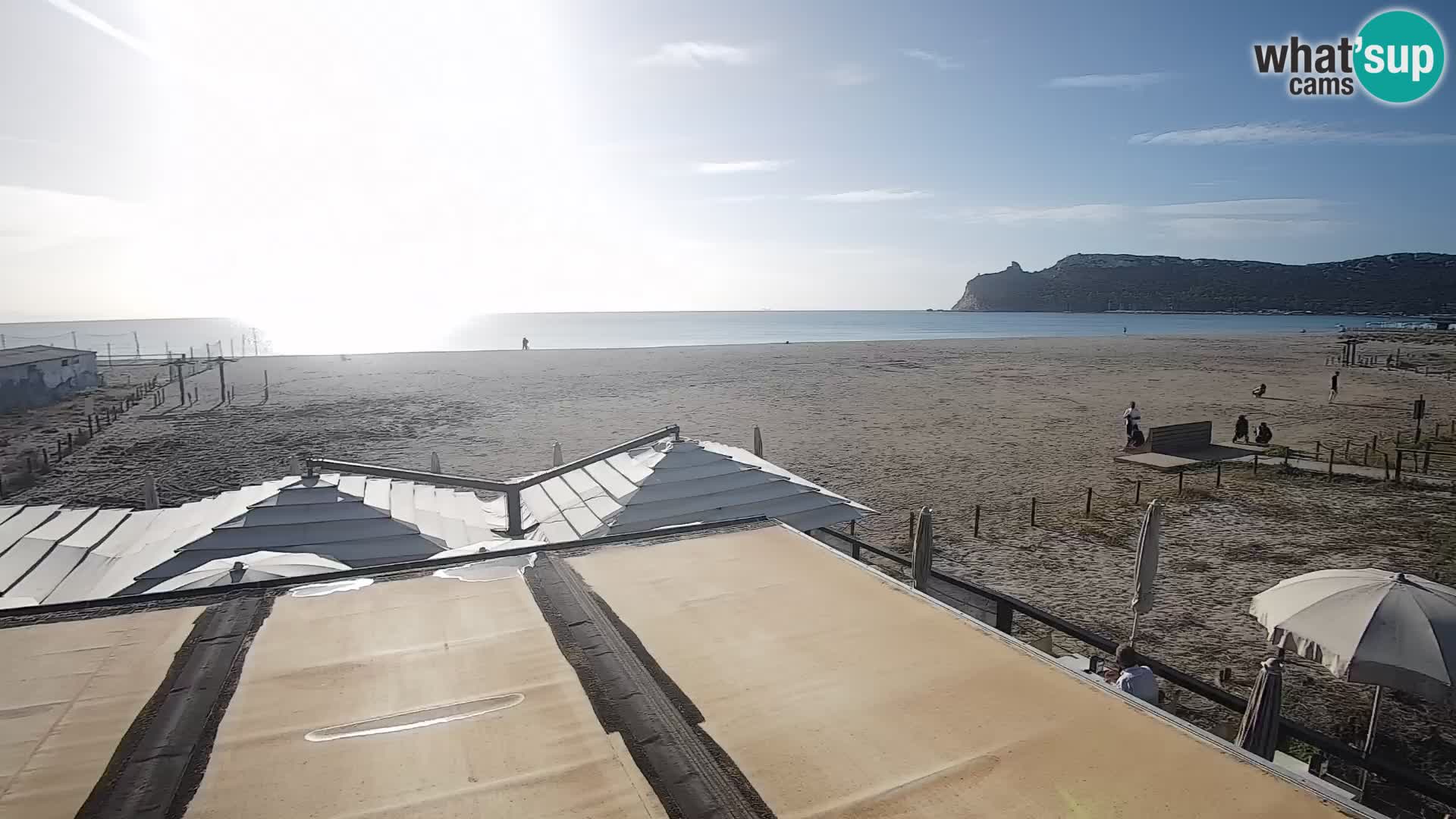 Poetto beach webcam | Cagliari | Sardinia