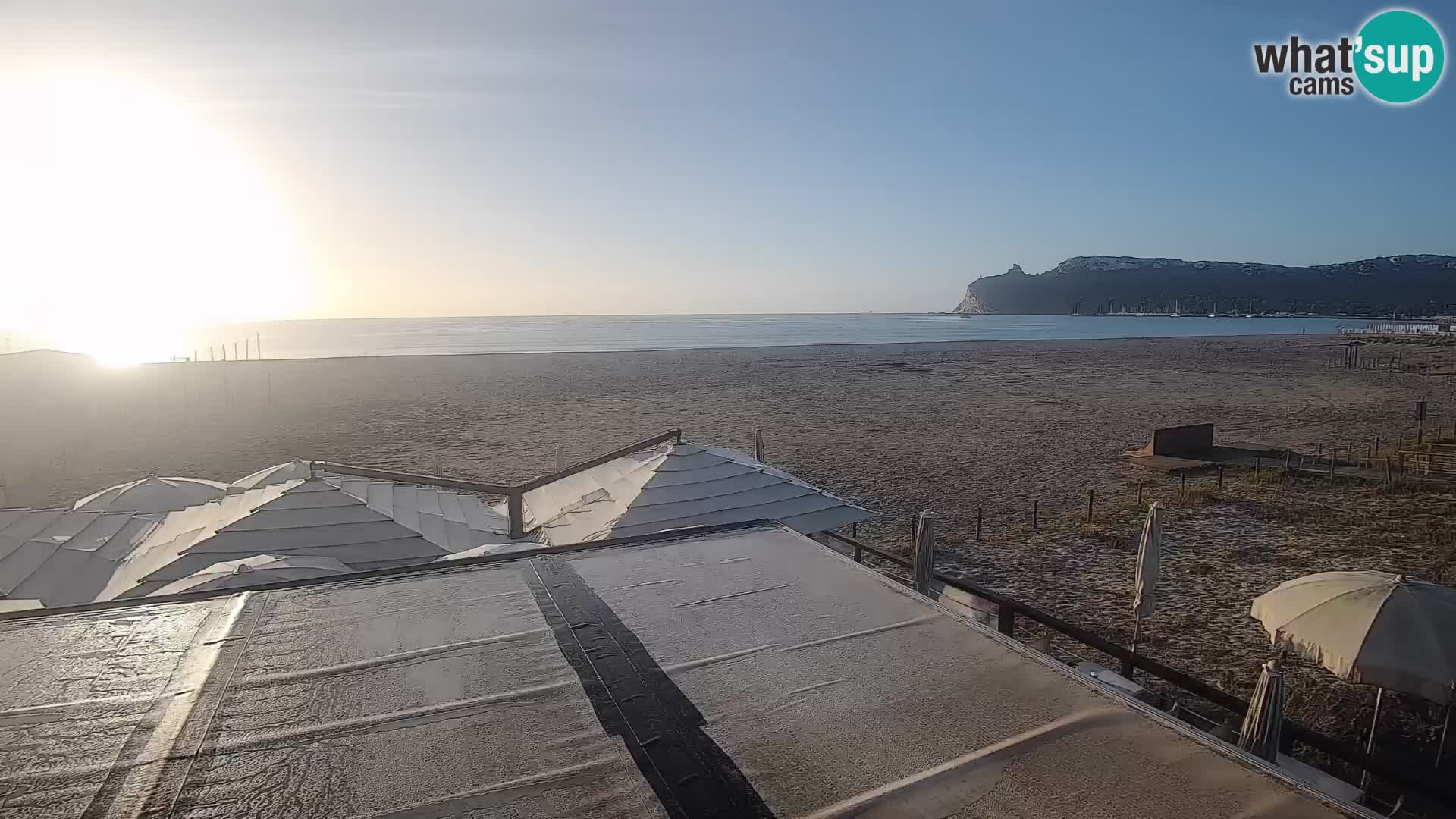 Poetto beach webcam | Cagliari | Sardinia