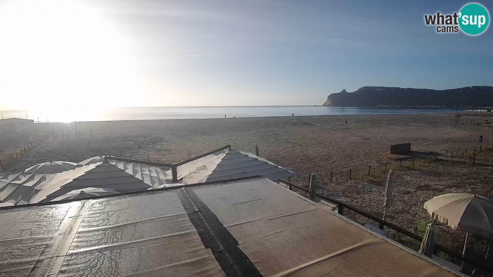 Poetto beach webcam | Cagliari | Sardinija