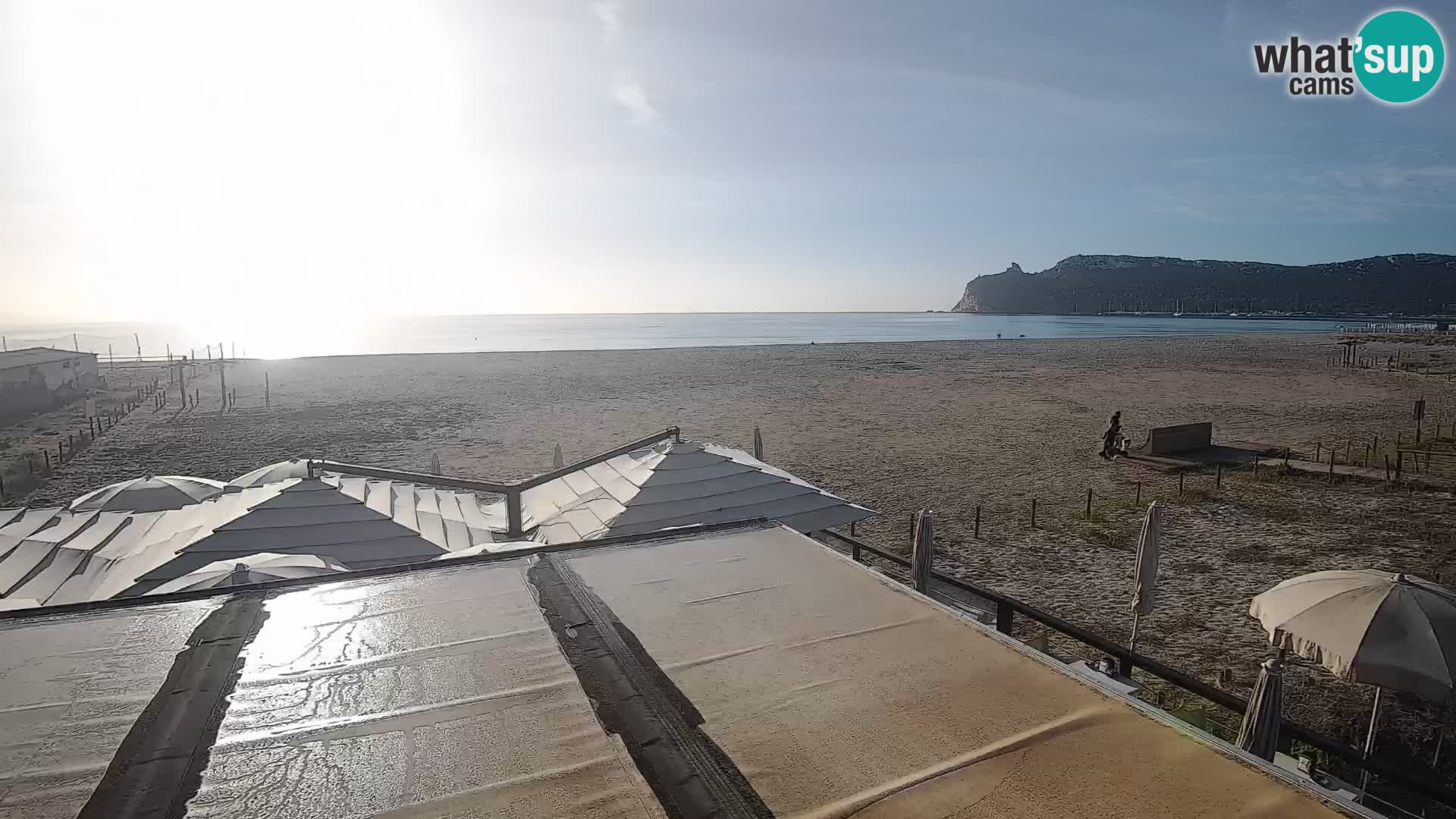 Poetto beach webcam | Cagliari | Sardinija