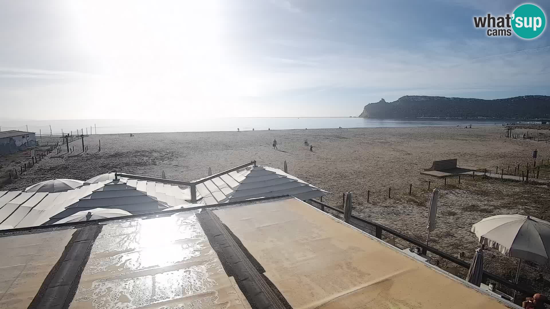 Poetto beach webcam | Cagliari | Sardinia
