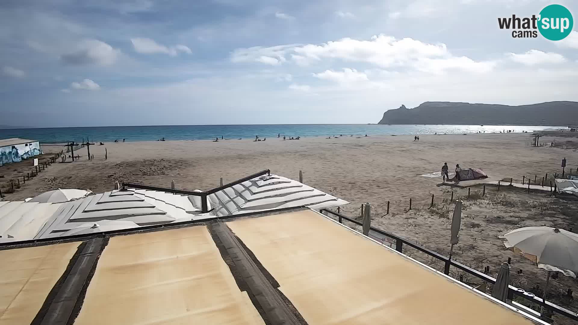 Poetto beach webcam | Cagliari | Sardinija