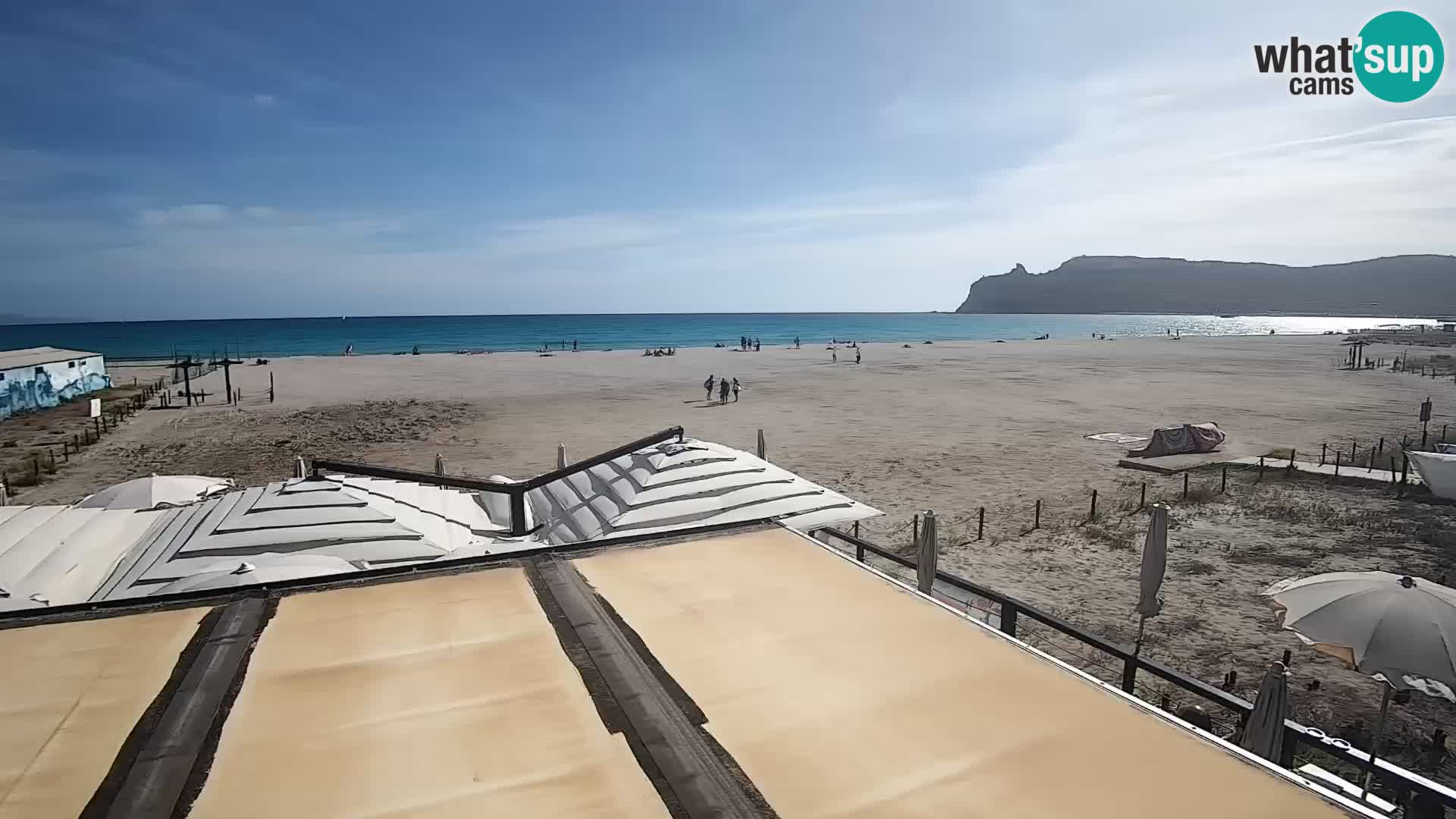 Poetto beach webcam | Cagliari | Sardinia