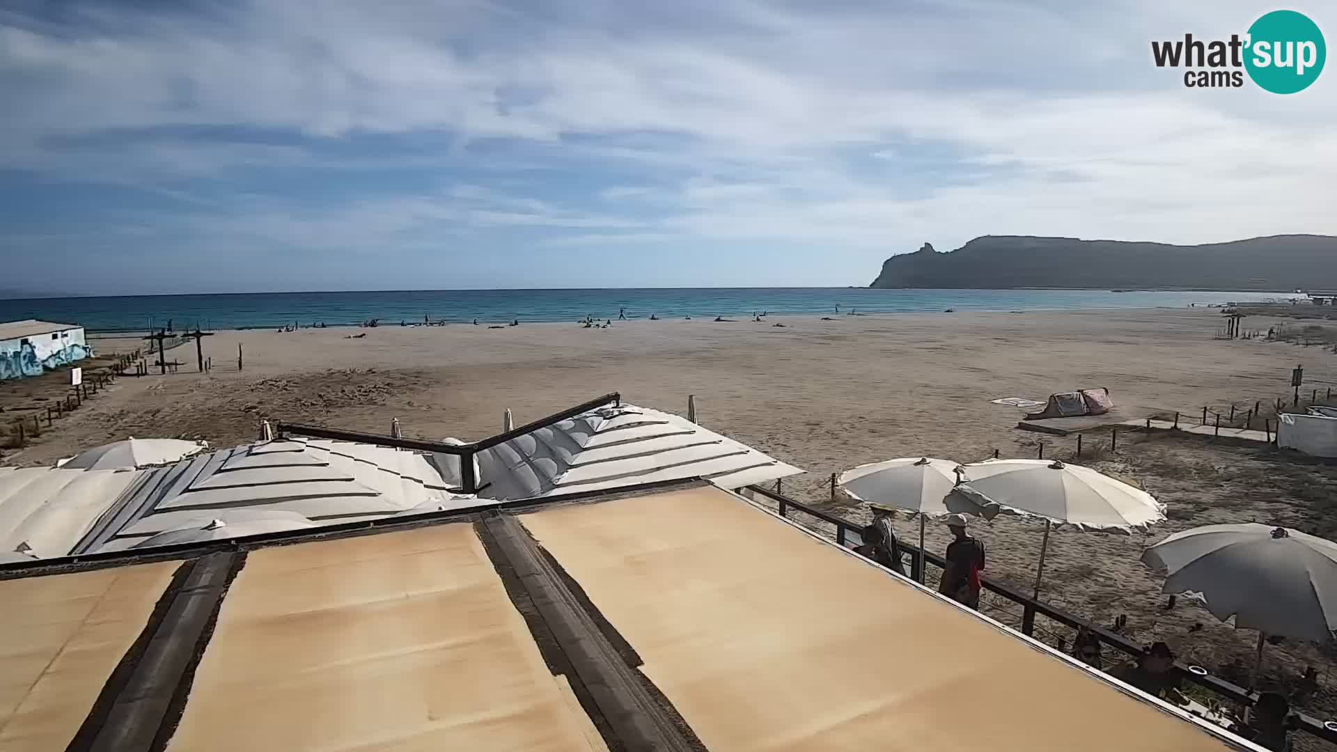 Poetto beach webcam | Cagliari | Sardinija