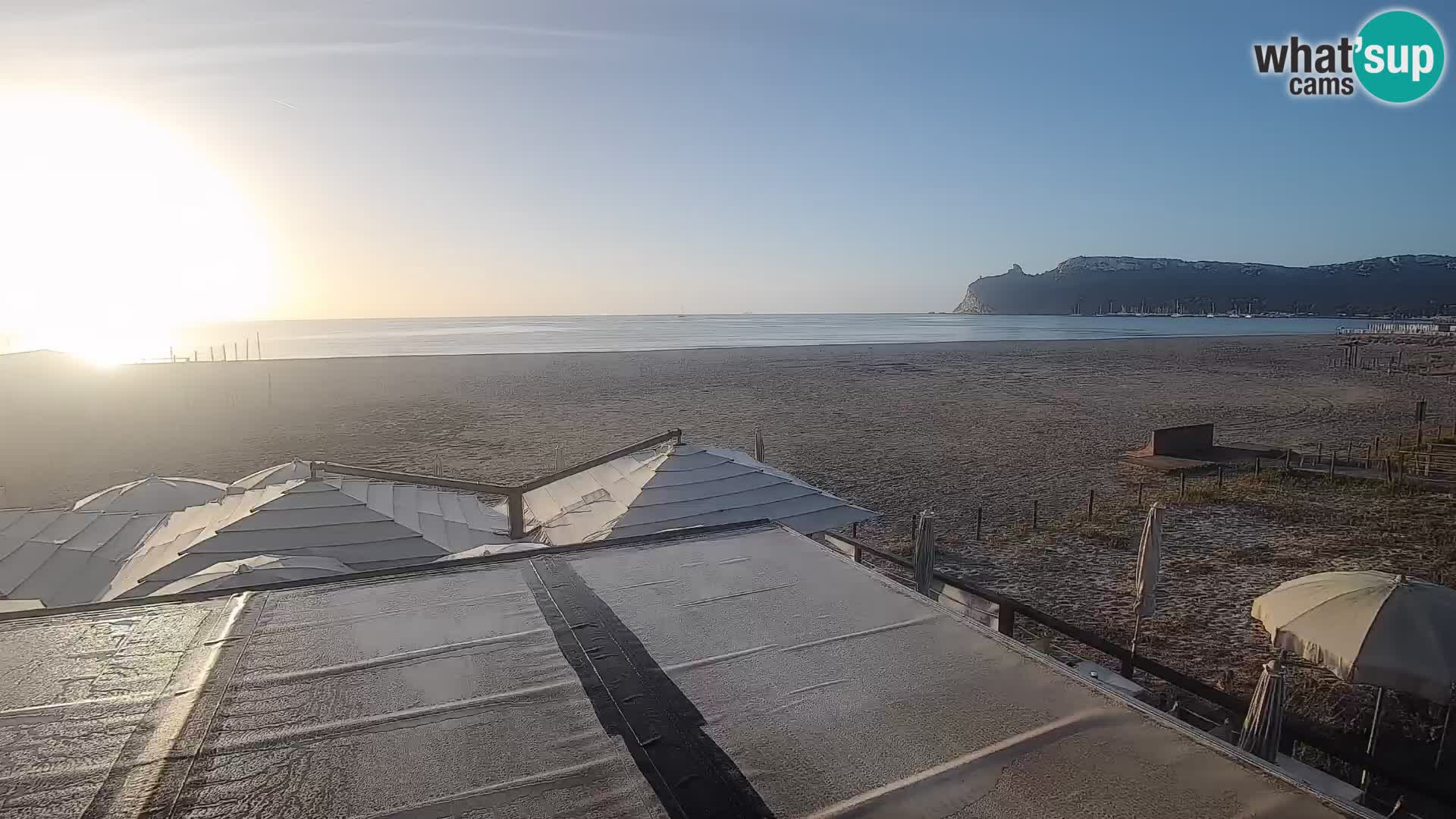 Poetto beach webcam | Cagliari | Sardinija