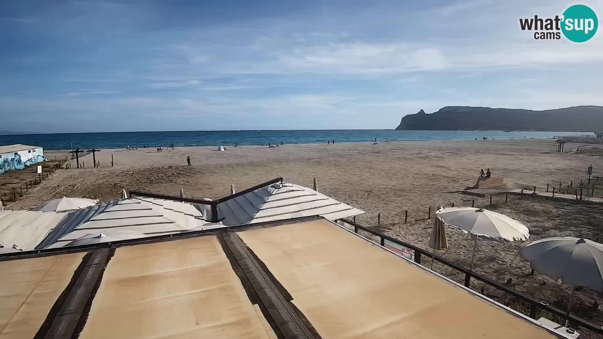 Poetto beach webcam | Cagliari | Sardinia