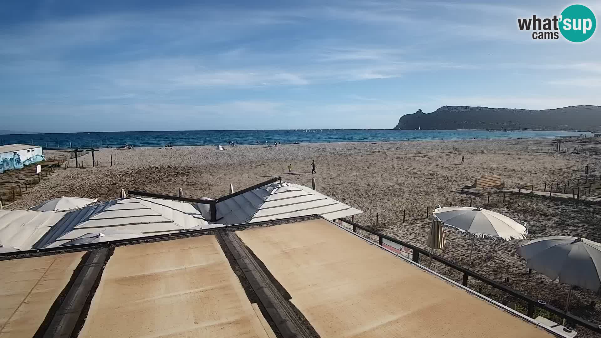 Poetto beach webcam | Cagliari | Sardinija
