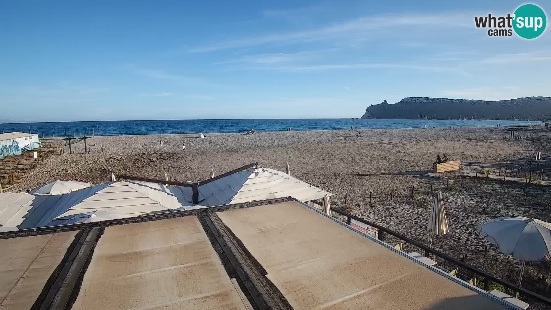 Webcam plage de Poetto | Cagliari | Sardaigne