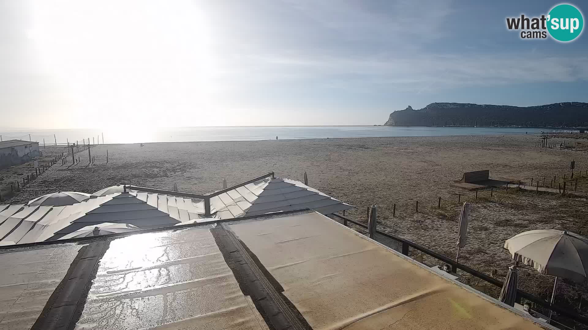 Poetto beach webcam | Cagliari | Sardinija