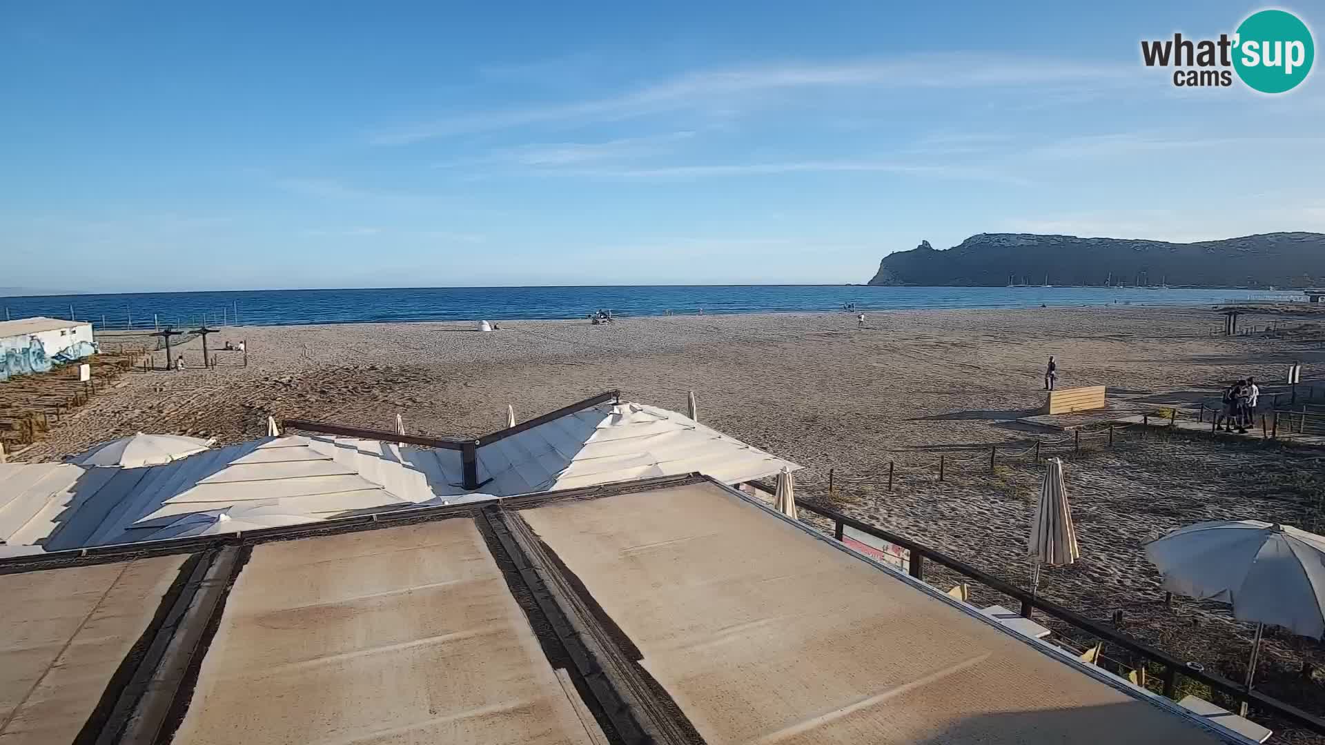 Poetto beach webcam | Cagliari | Sardinia