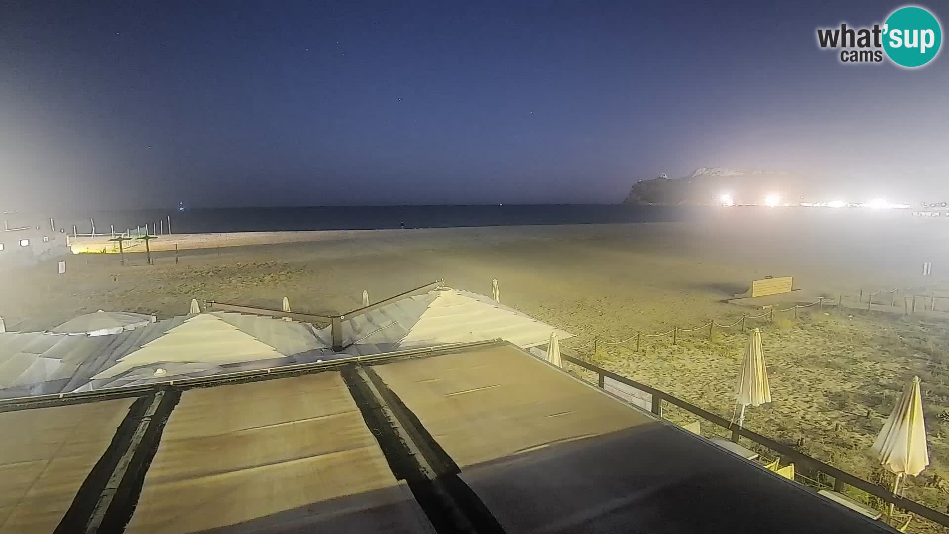 Poetto beach webcam | Cagliari | Sardinija
