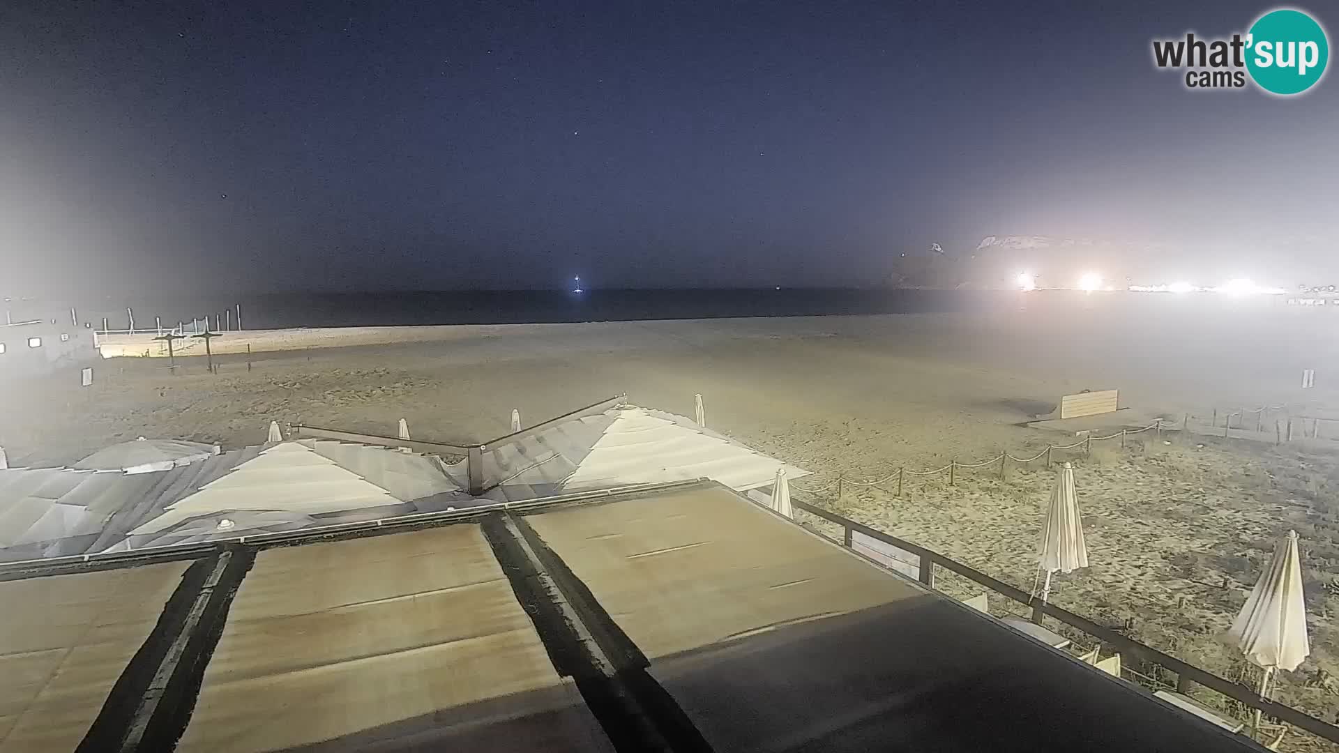 Poetto beach webcam | Cagliari | Sardinija