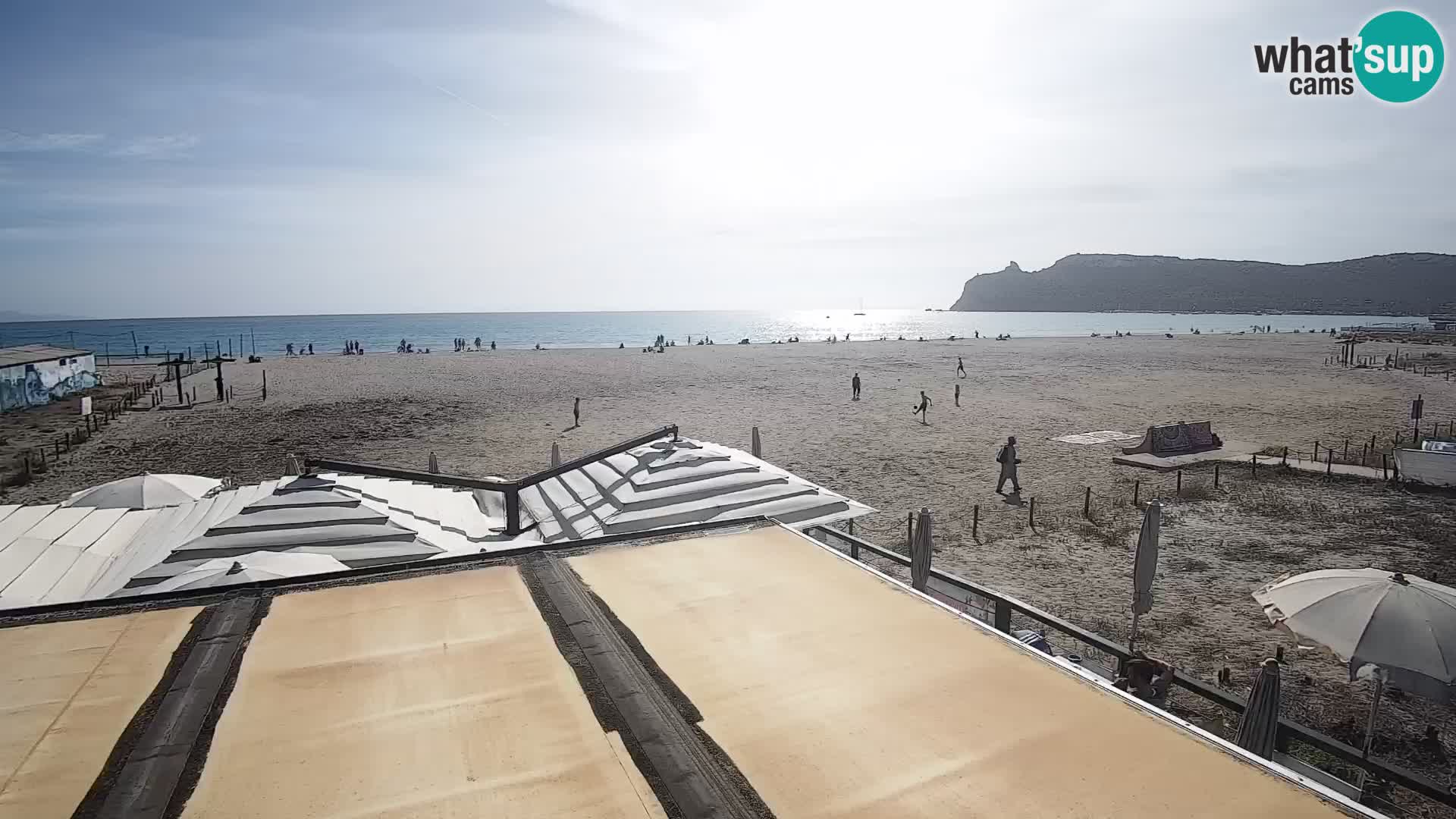Poetto beach webcam | Cagliari | Sardinija