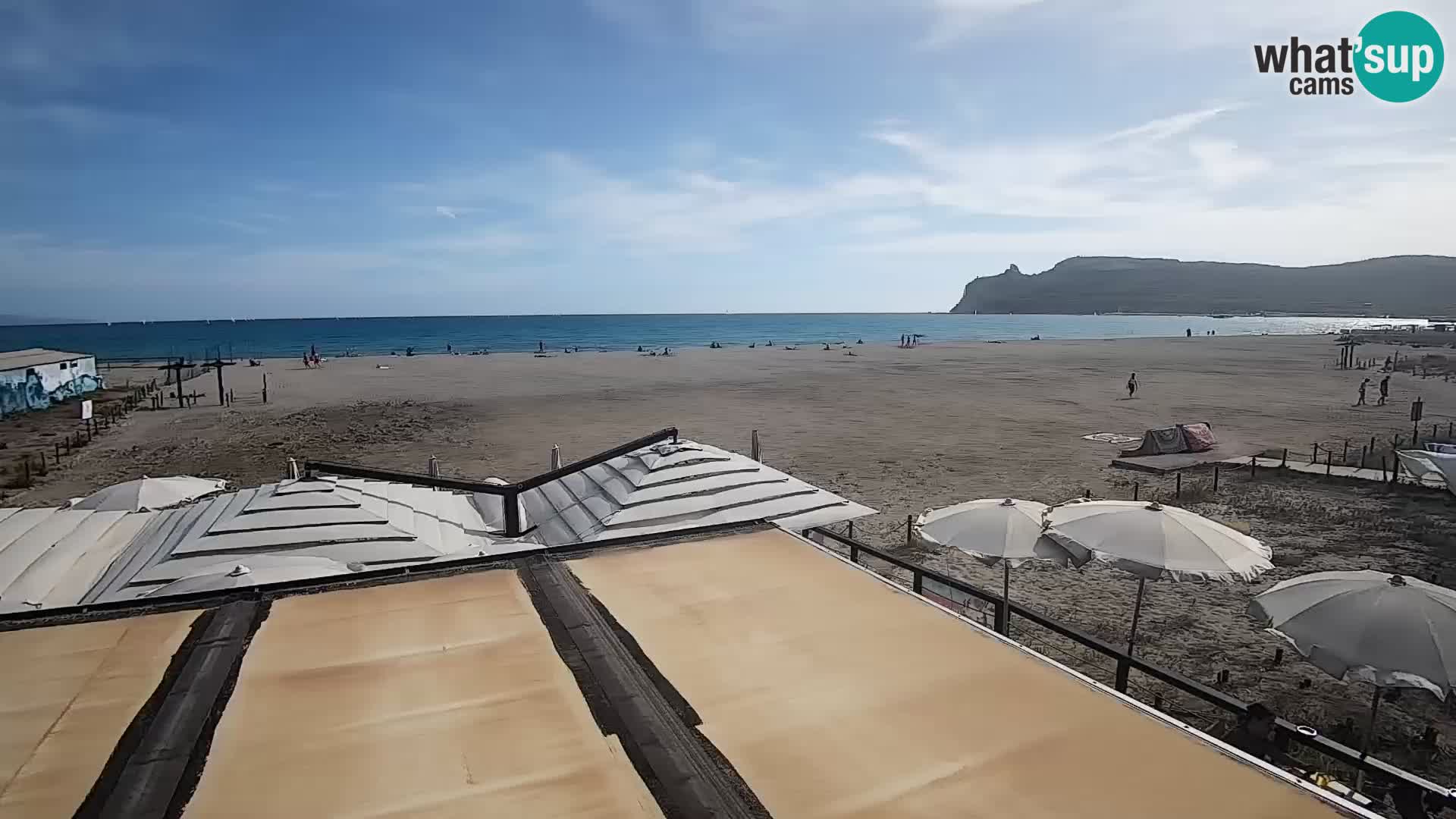 Poetto beach webcam | Cagliari | Sardinia