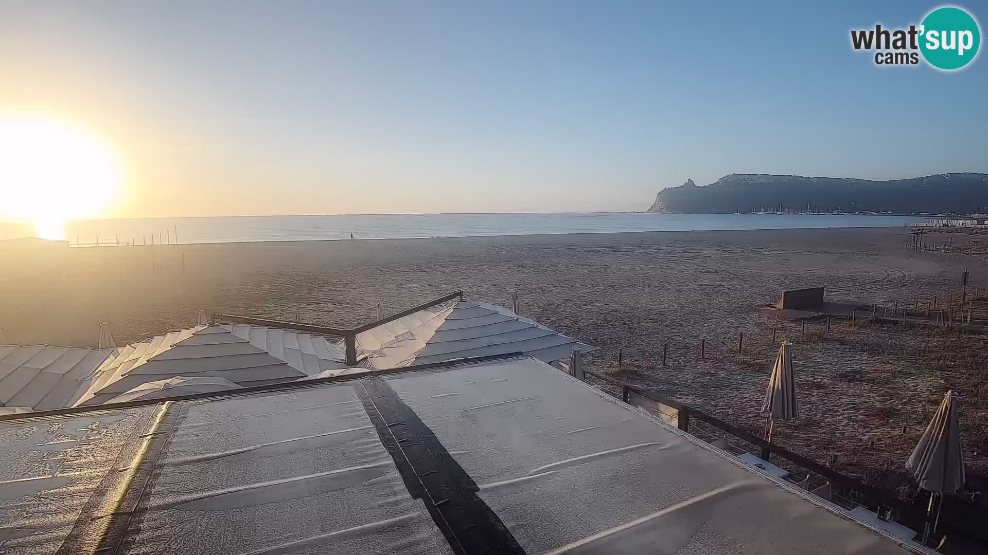 Poetto Strand Webcam | Cagliari | Sardinien