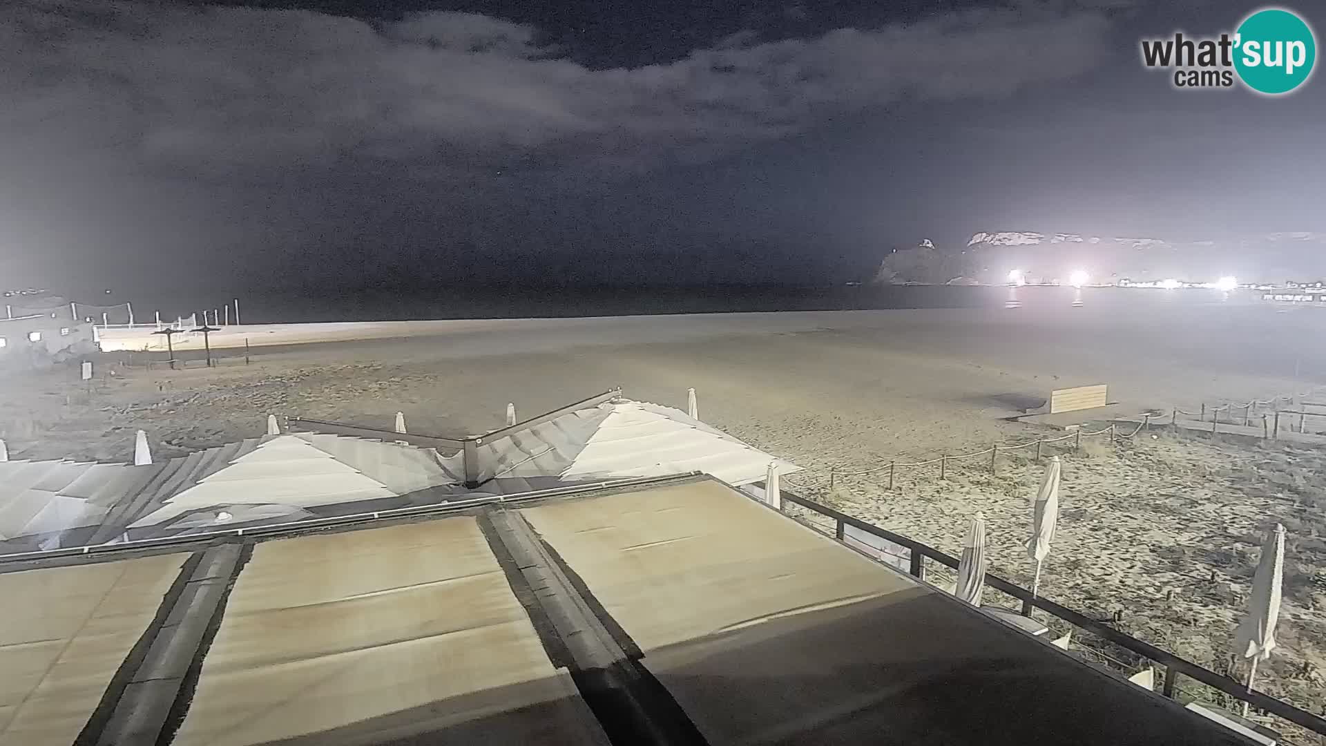Poetto beach webcam | Cagliari | Sardinija