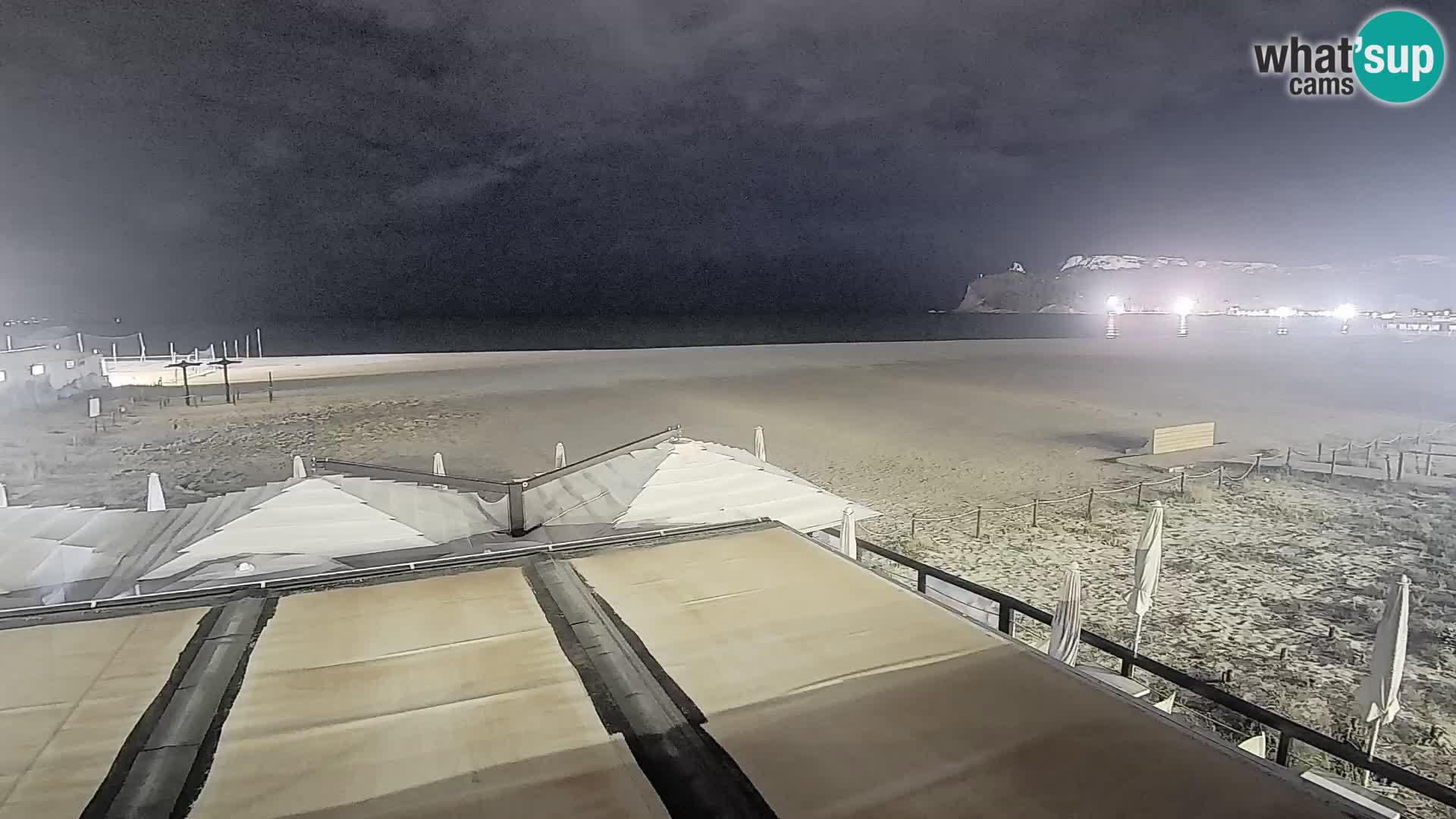 Poetto beach webcam | Cagliari | Sardinija