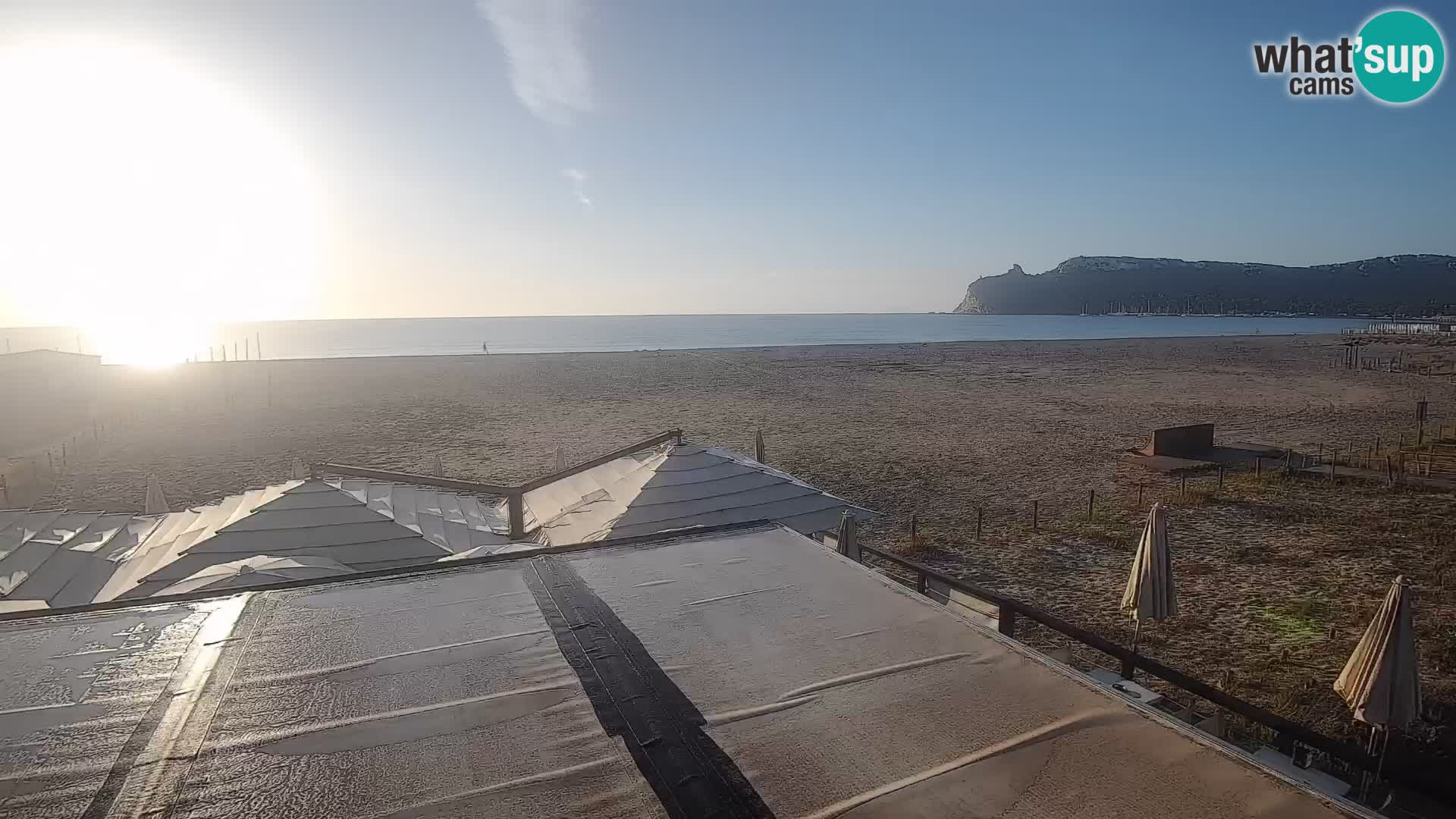 Webcam plage de Poetto | Cagliari | Sardaigne