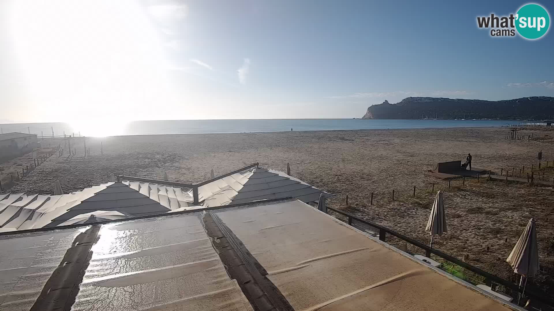 Webcam plage de Poetto | Cagliari | Sardaigne