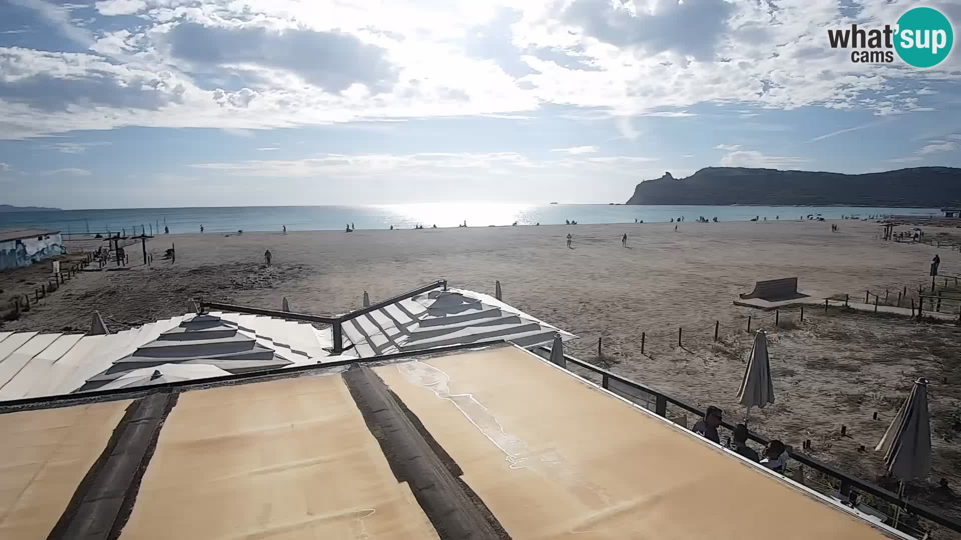 Poetto beach webcam | Cagliari | Sardinija