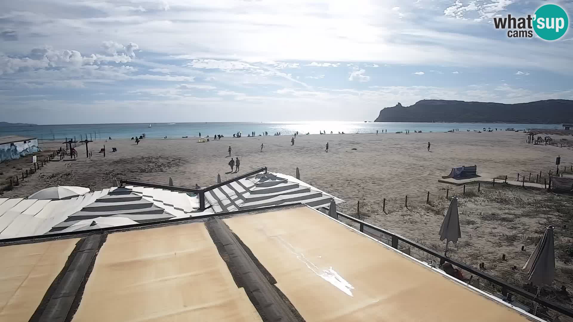 Poetto beach webcam | Cagliari | Sardinija