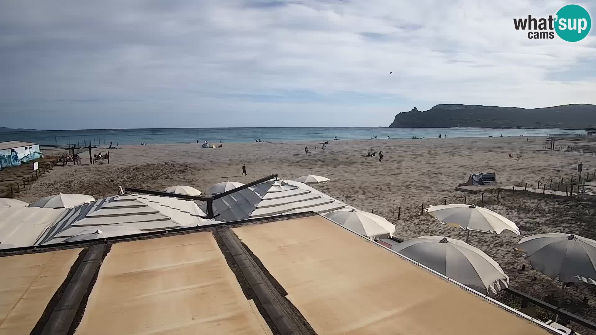Poetto beach webcam | Cagliari | Sardinija