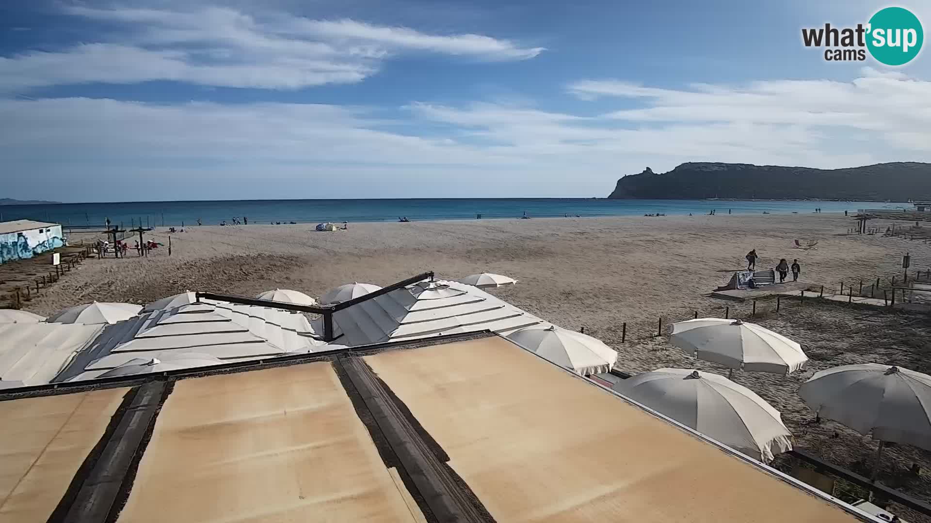 Poetto beach webcam | Cagliari | Sardinija
