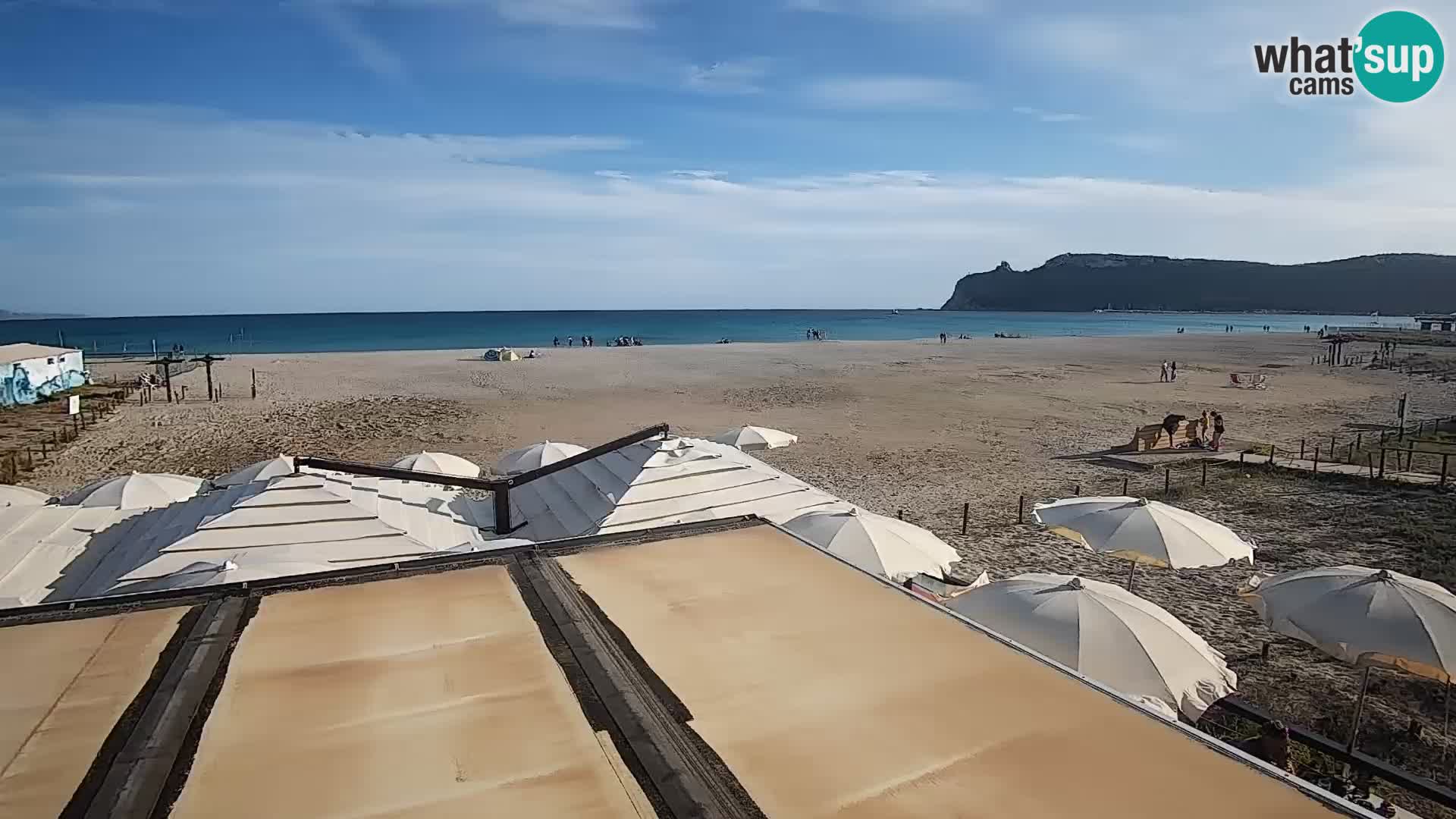 Poetto Strand Webcam | Cagliari | Sardinien