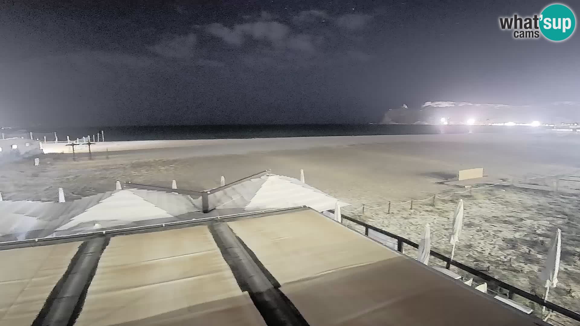 Poetto beach webcam | Cagliari | Sardinija