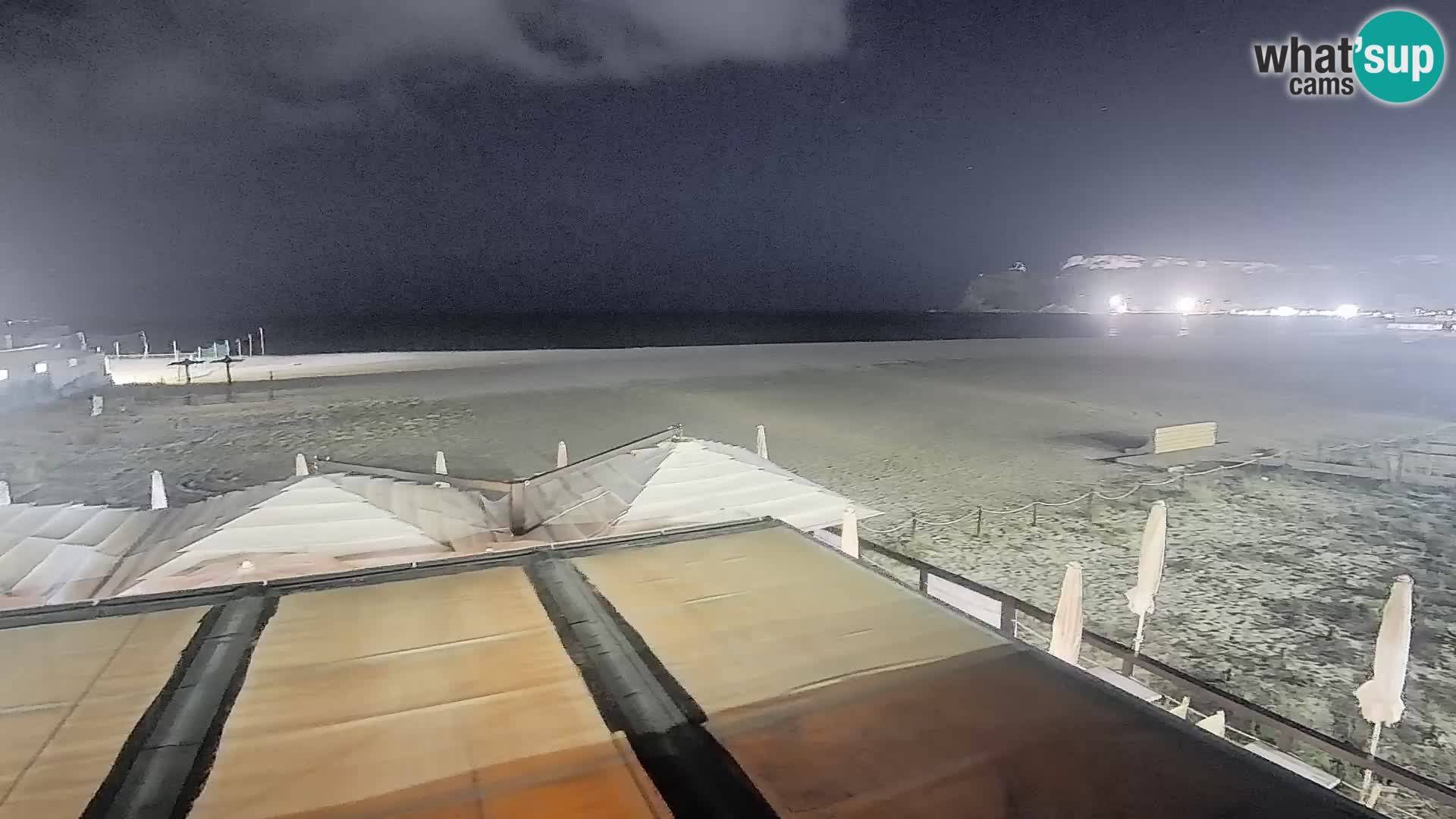 Poetto beach webcam | Cagliari | Sardinija