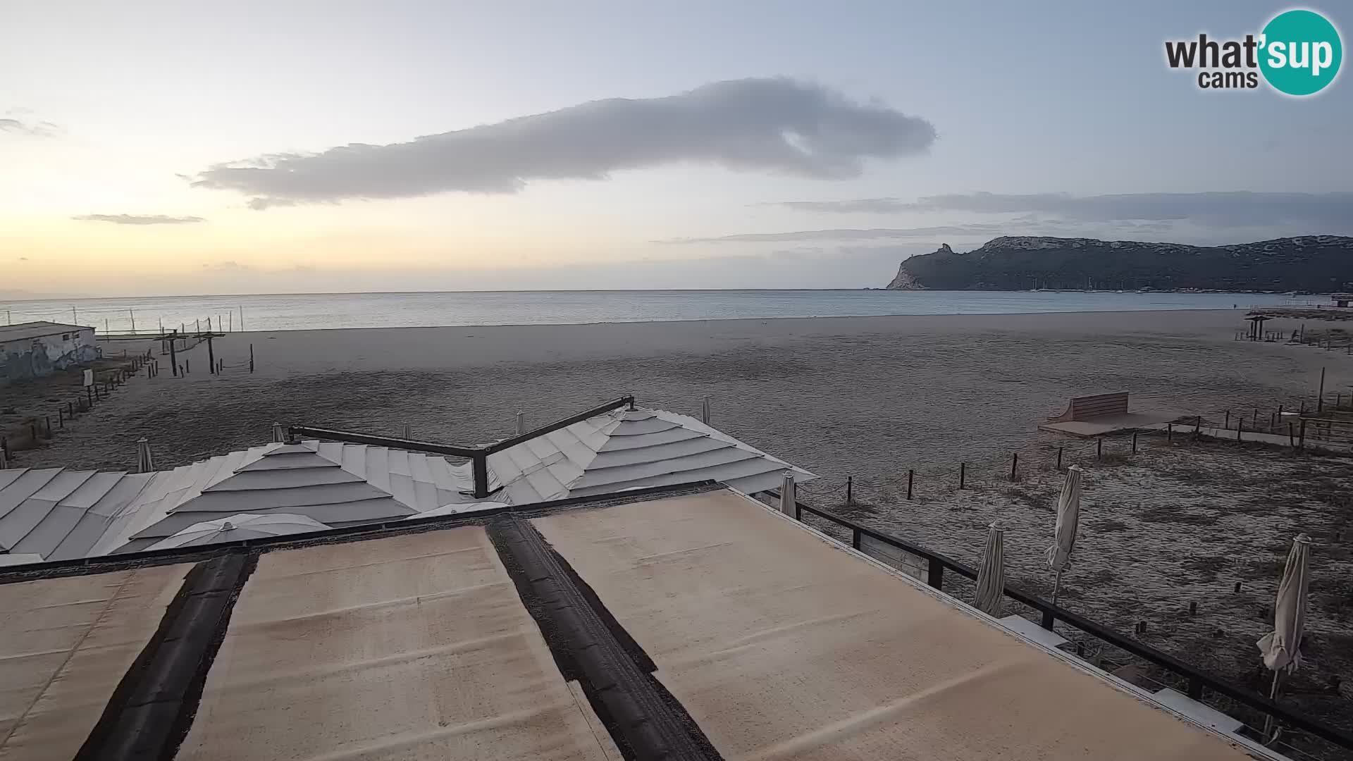 Poetto beach webcam | Cagliari | Sardinija