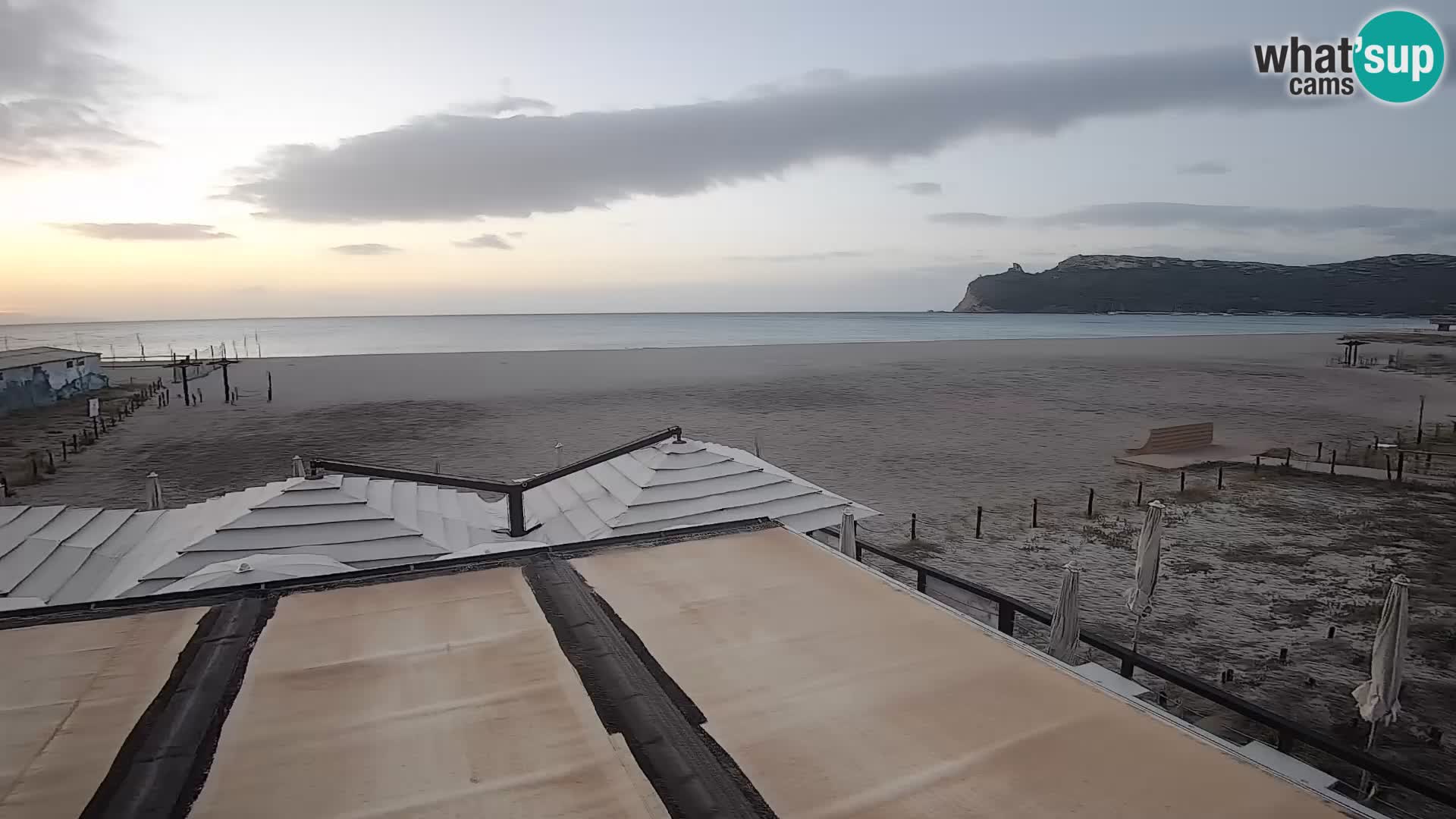 Poetto beach webcam | Cagliari | Sardinija