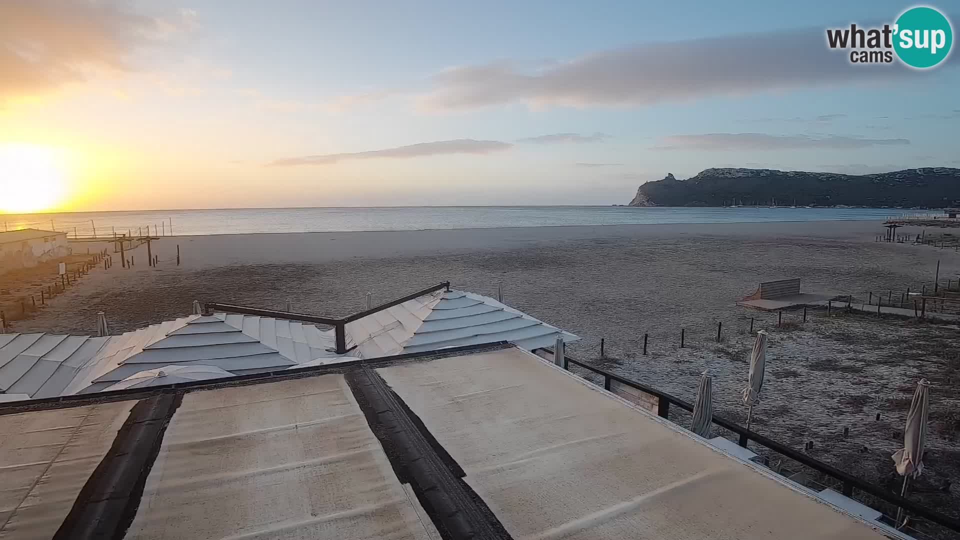 Webcam plage de Poetto | Cagliari | Sardaigne