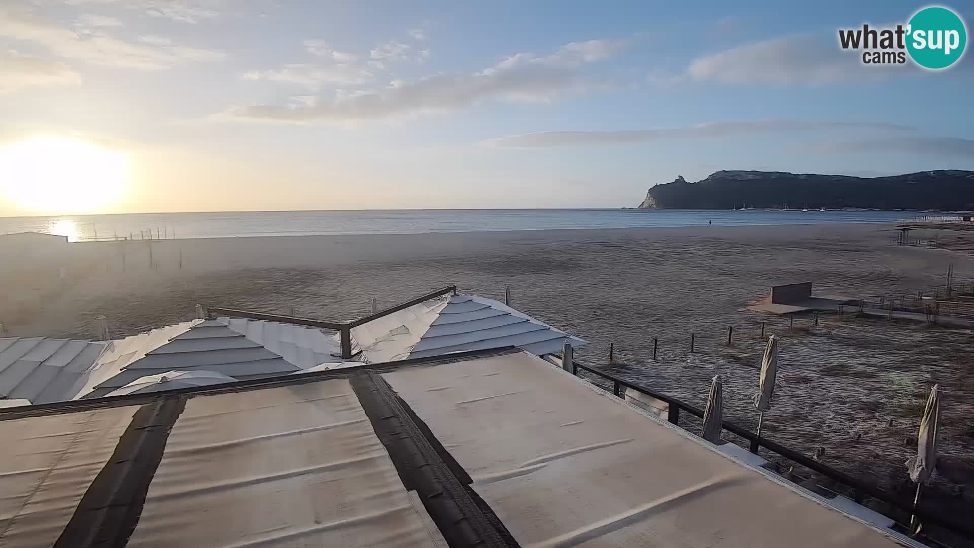 Poetto beach webcam | Cagliari | Sardinija
