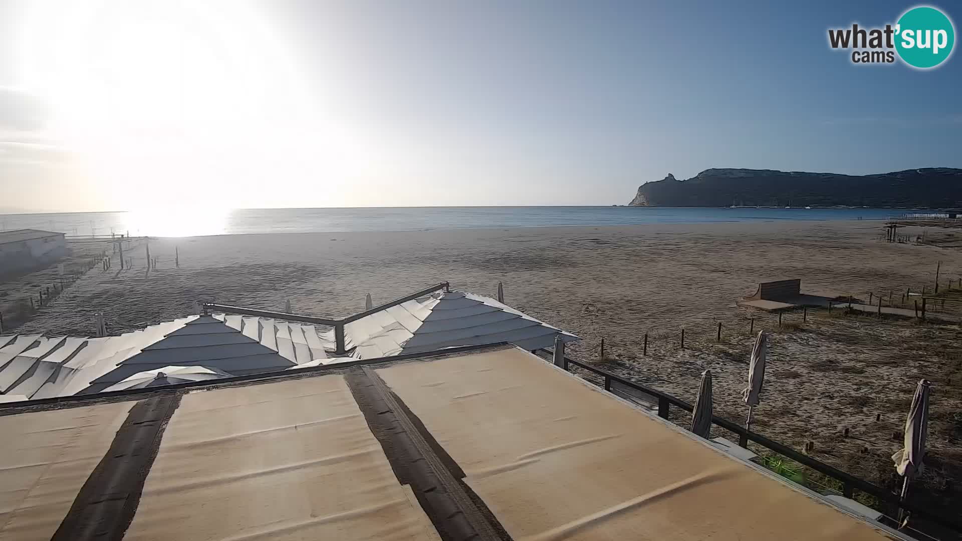 Poetto beach webcam | Cagliari | Sardinija