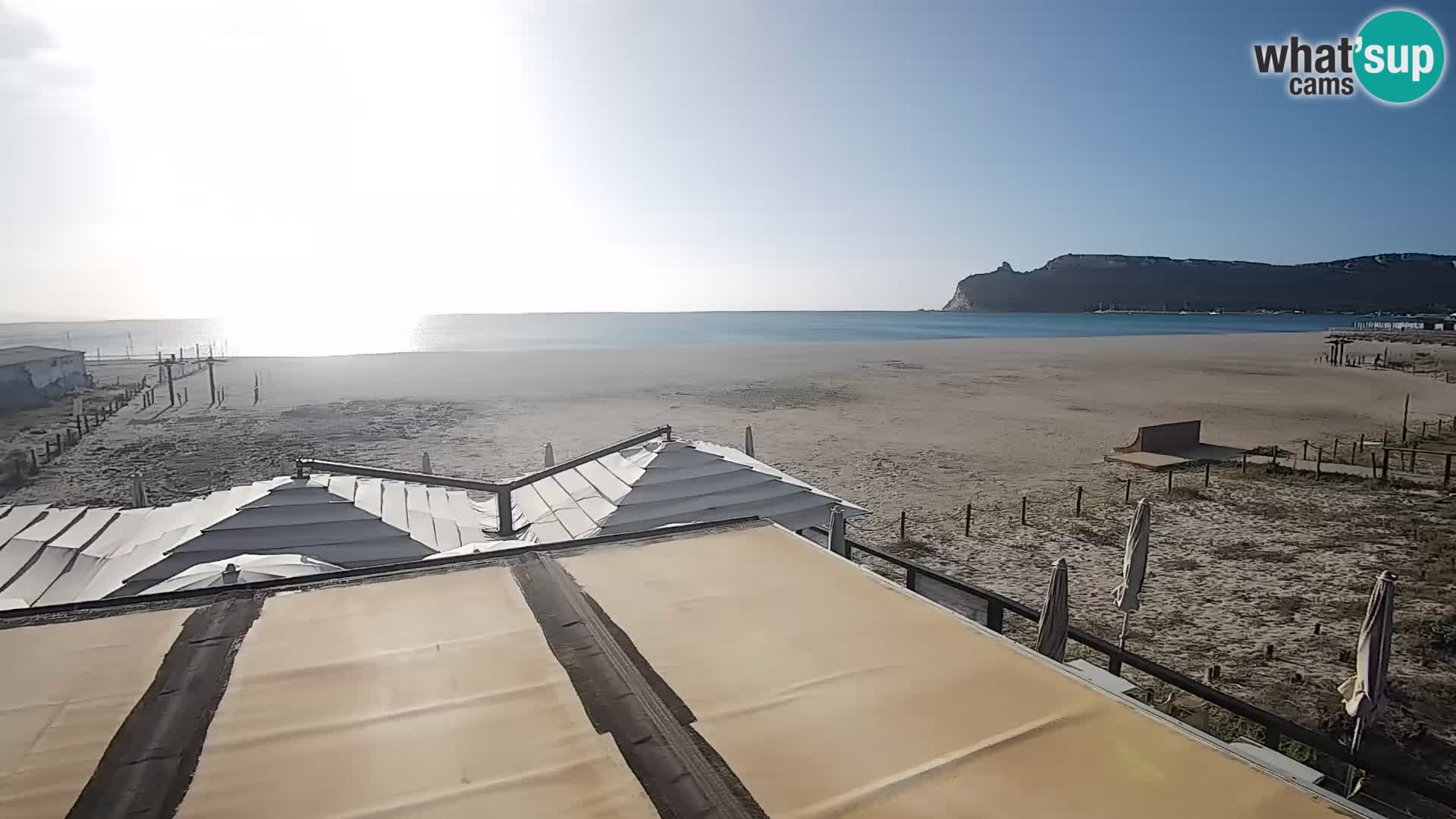 Poetto beach webcam | Cagliari | Sardinija