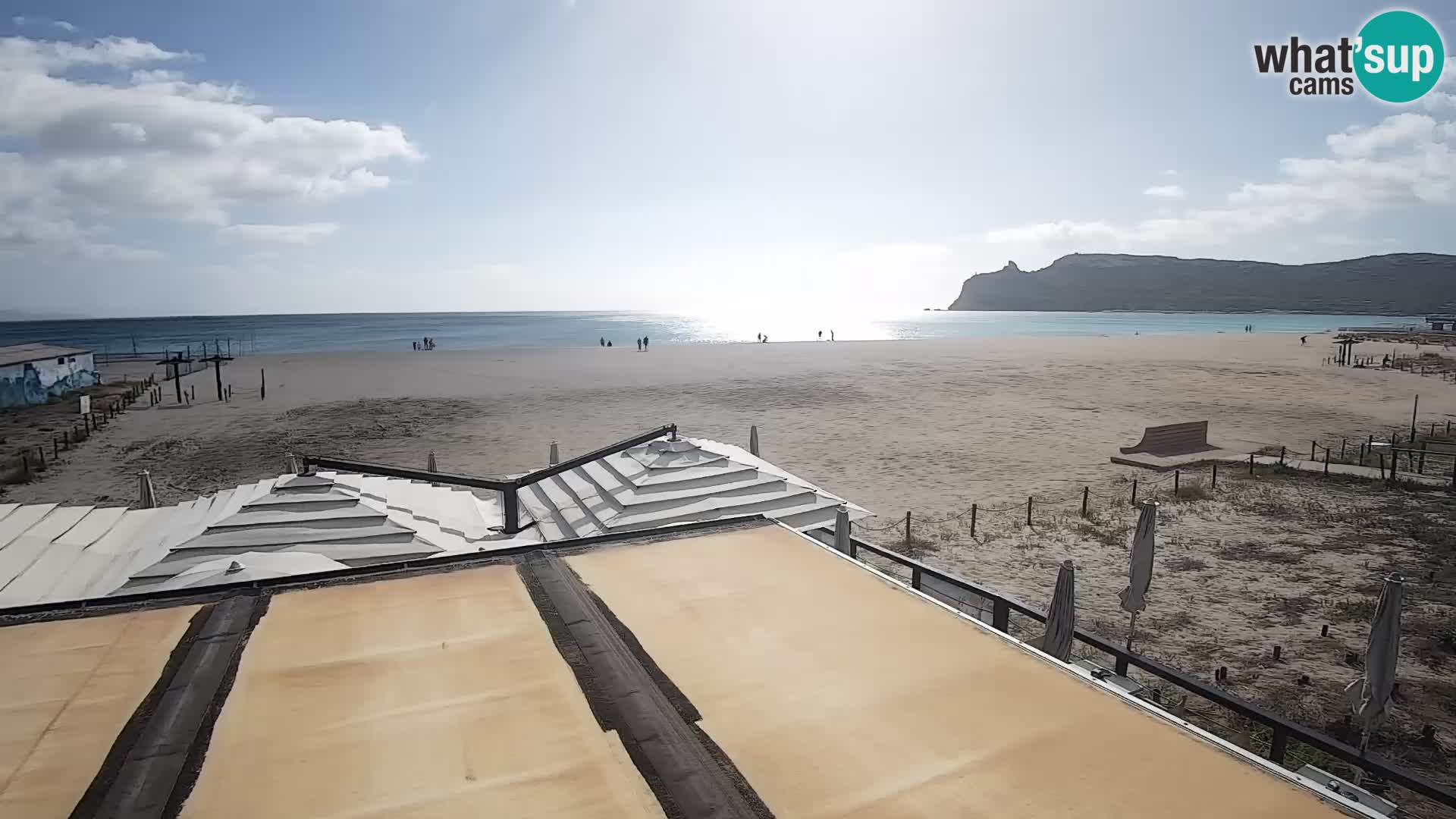 Poetto beach webcam | Cagliari | Sardinija