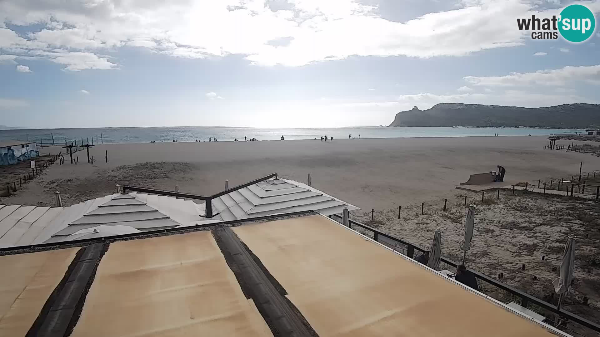 Poetto beach webcam | Cagliari | Sardinija
