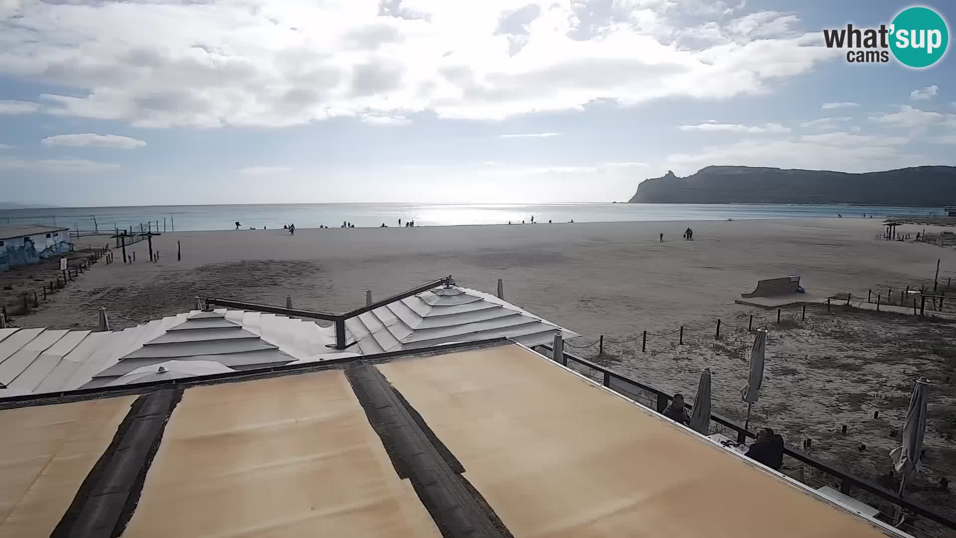 Poetto beach webcam | Cagliari | Sardinija