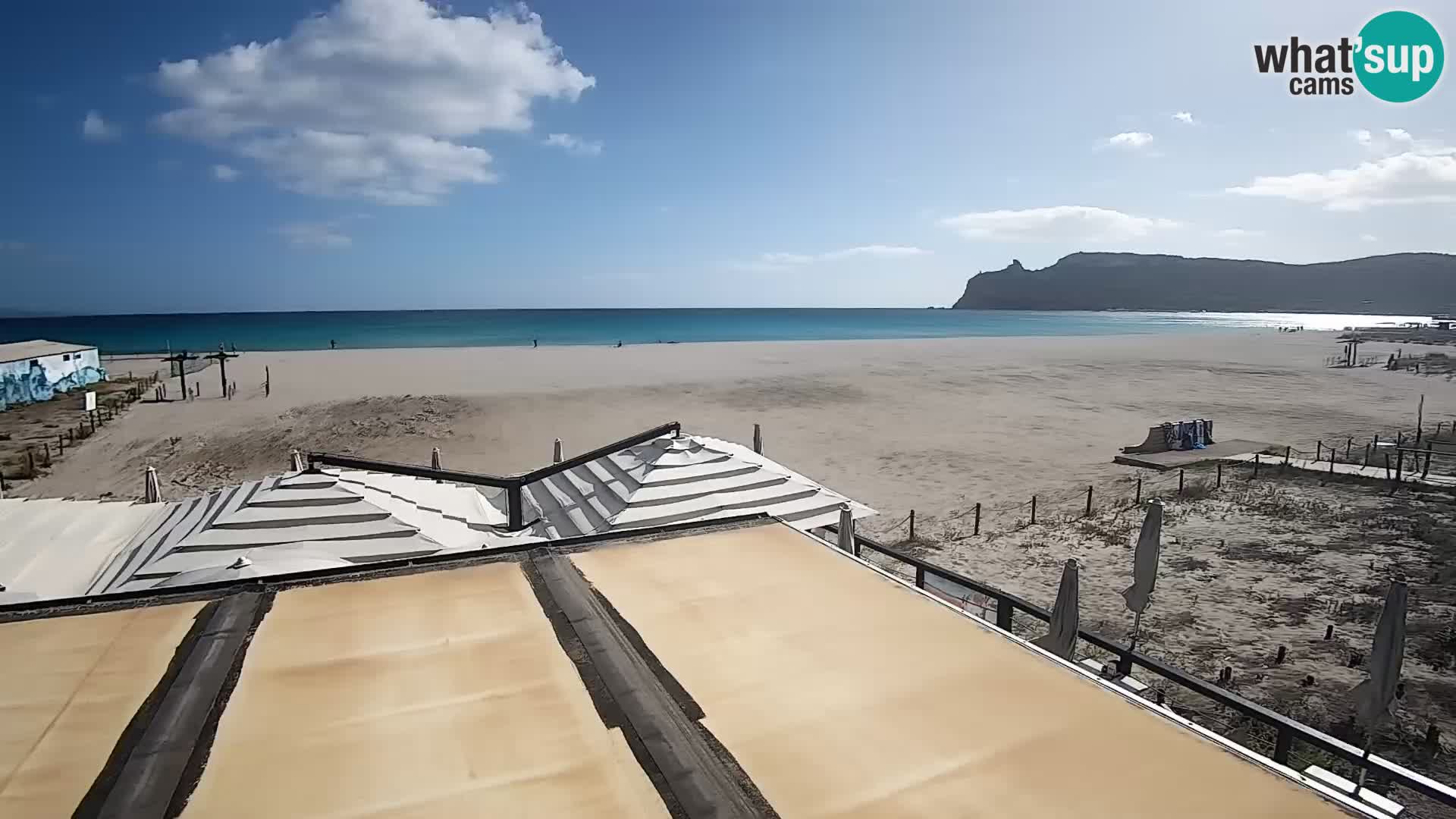 Poetto beach webcam | Cagliari | Sardinija
