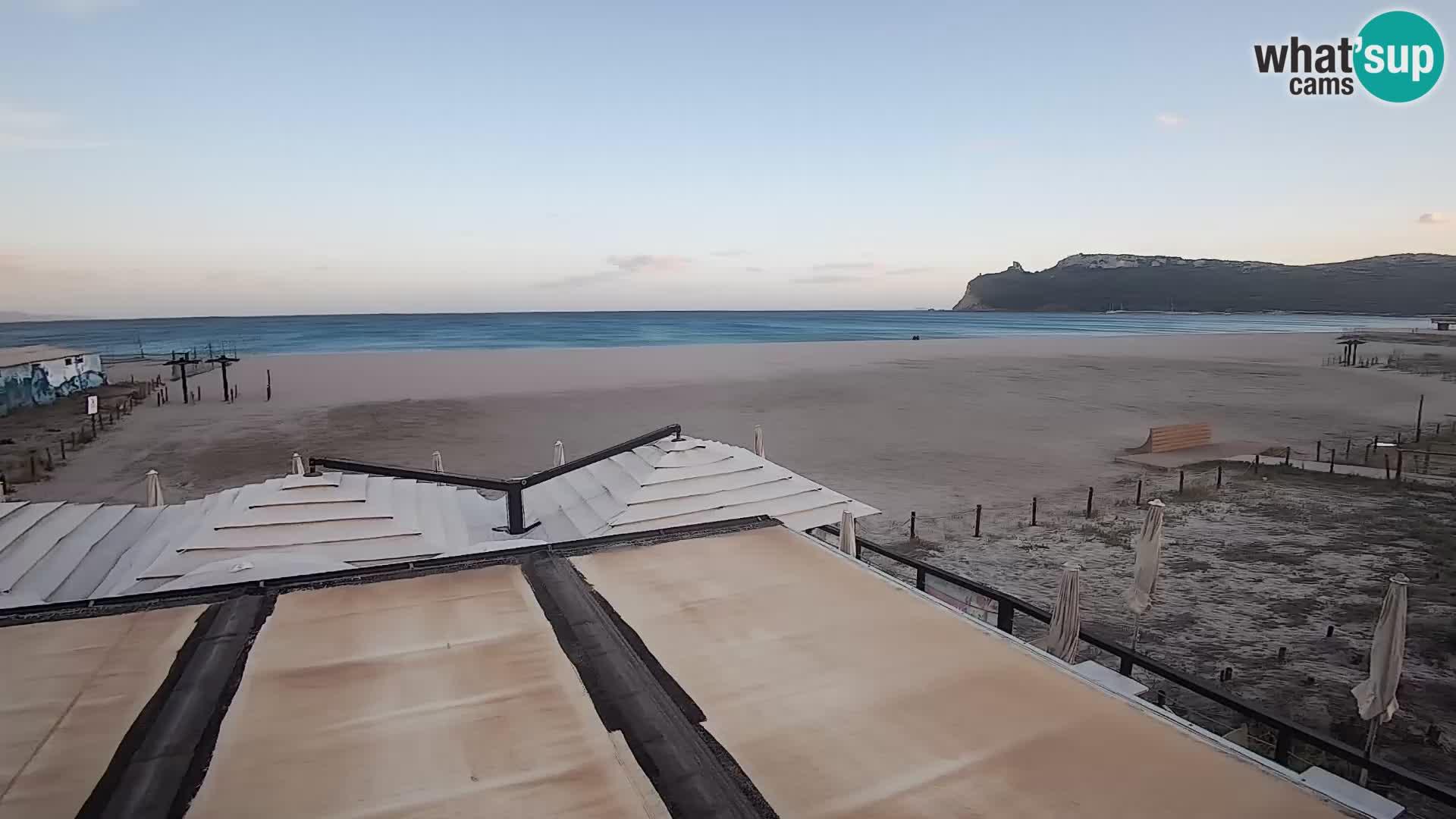 Poetto beach webcam | Cagliari | Sardinija
