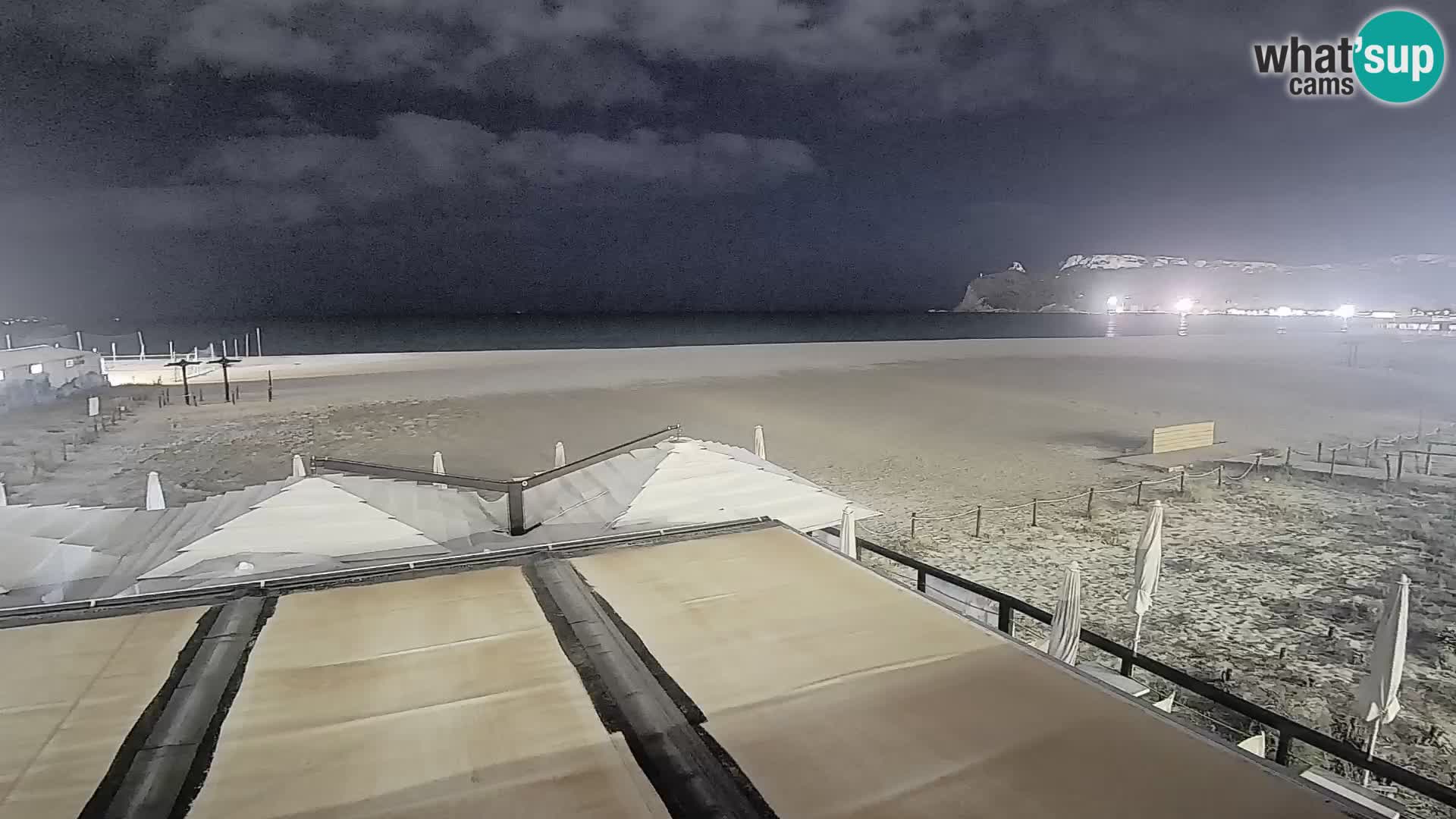 Poetto beach webcam | Cagliari | Sardinija