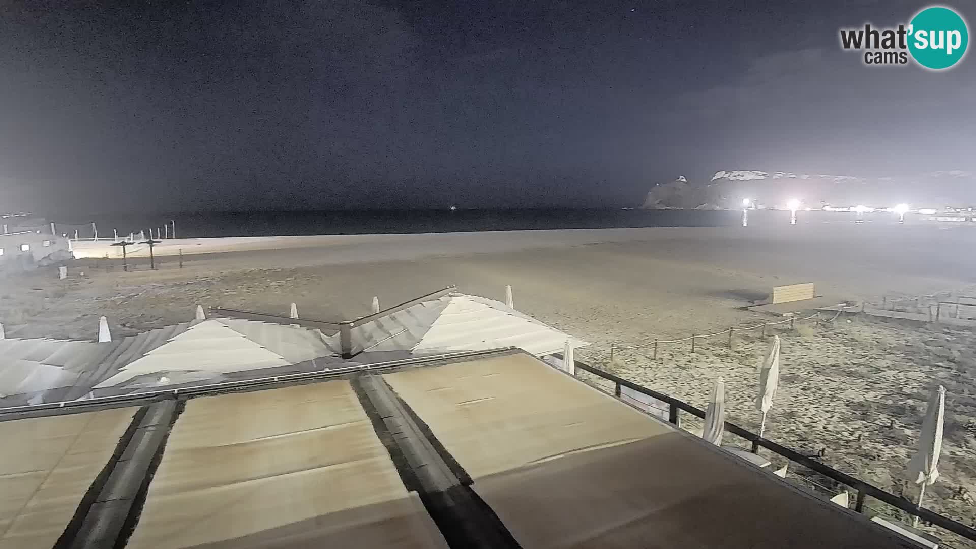 Poetto beach webcam | Cagliari | Sardinija