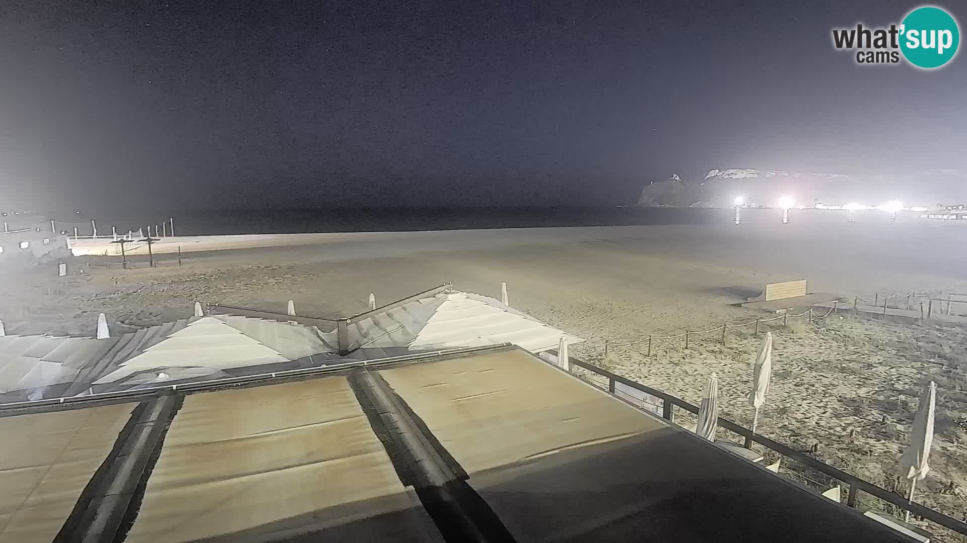 Webcam plage de Poetto | Cagliari | Sardaigne