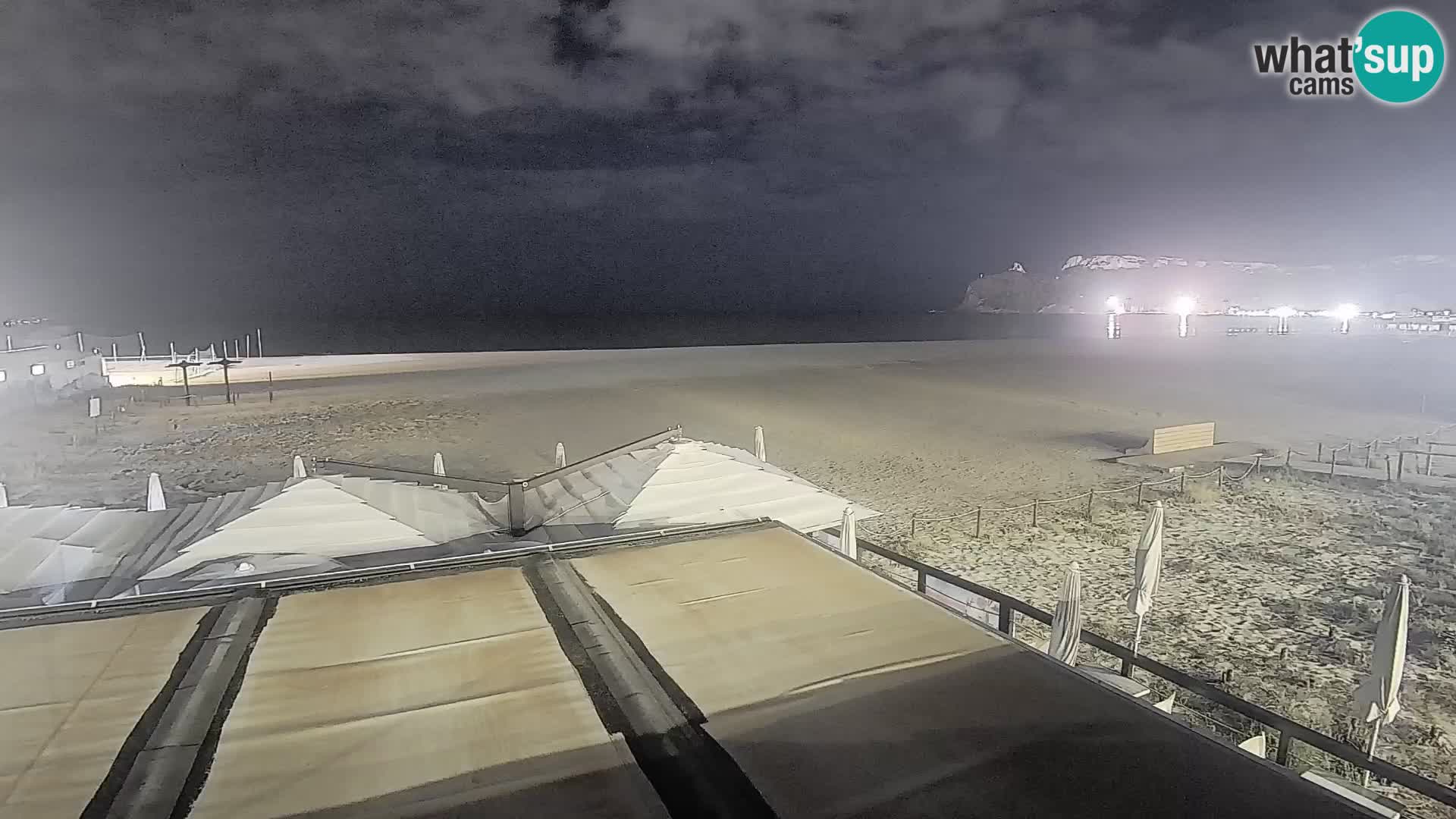 Poetto beach webcam | Cagliari | Sardinija